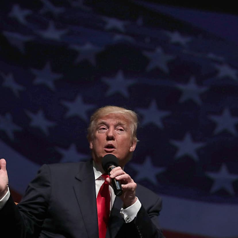 Republican presidential nominee Donald Trump speaks during a campaign event September 6, 2016 in Virginia Beach, Virginia.