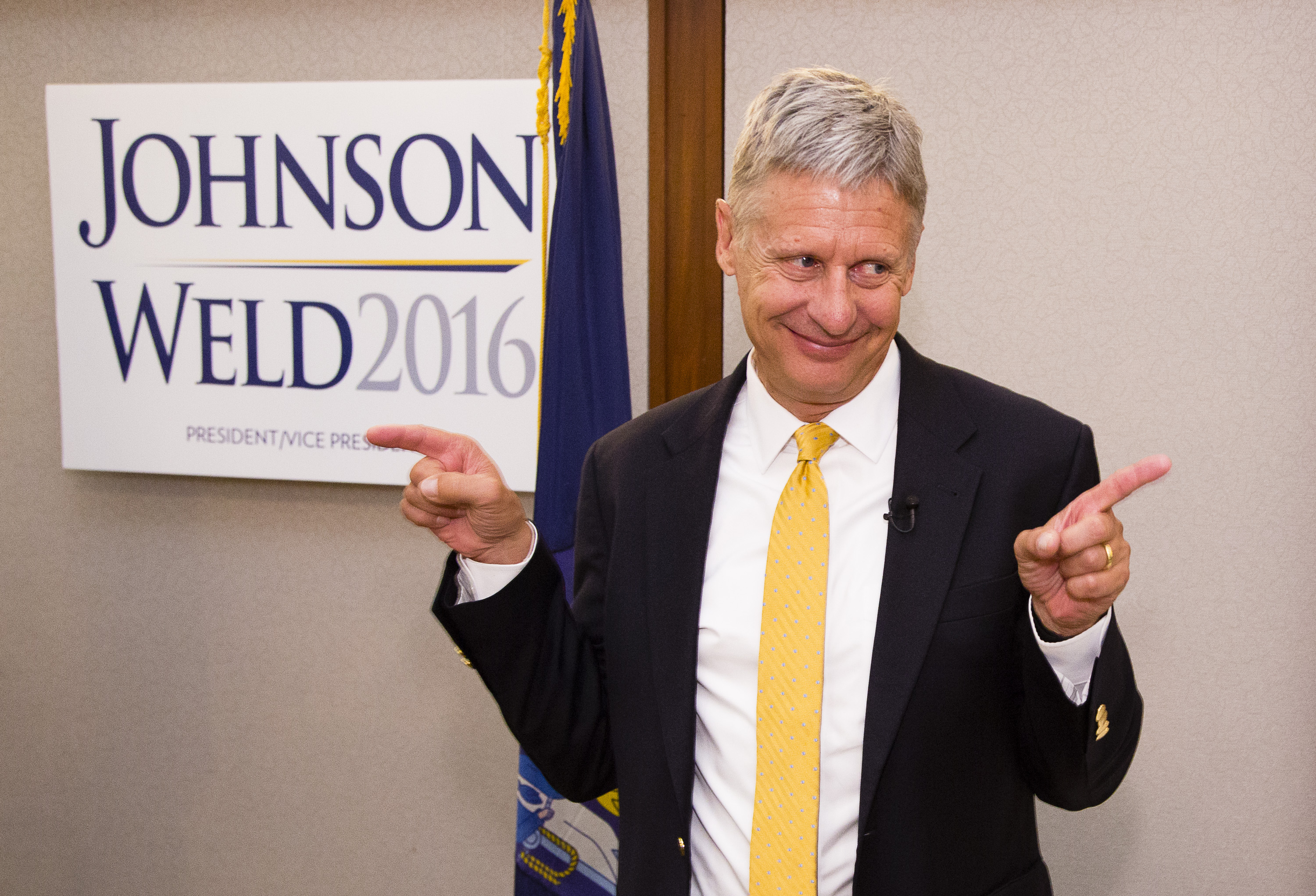 gary johnson what is aleppo