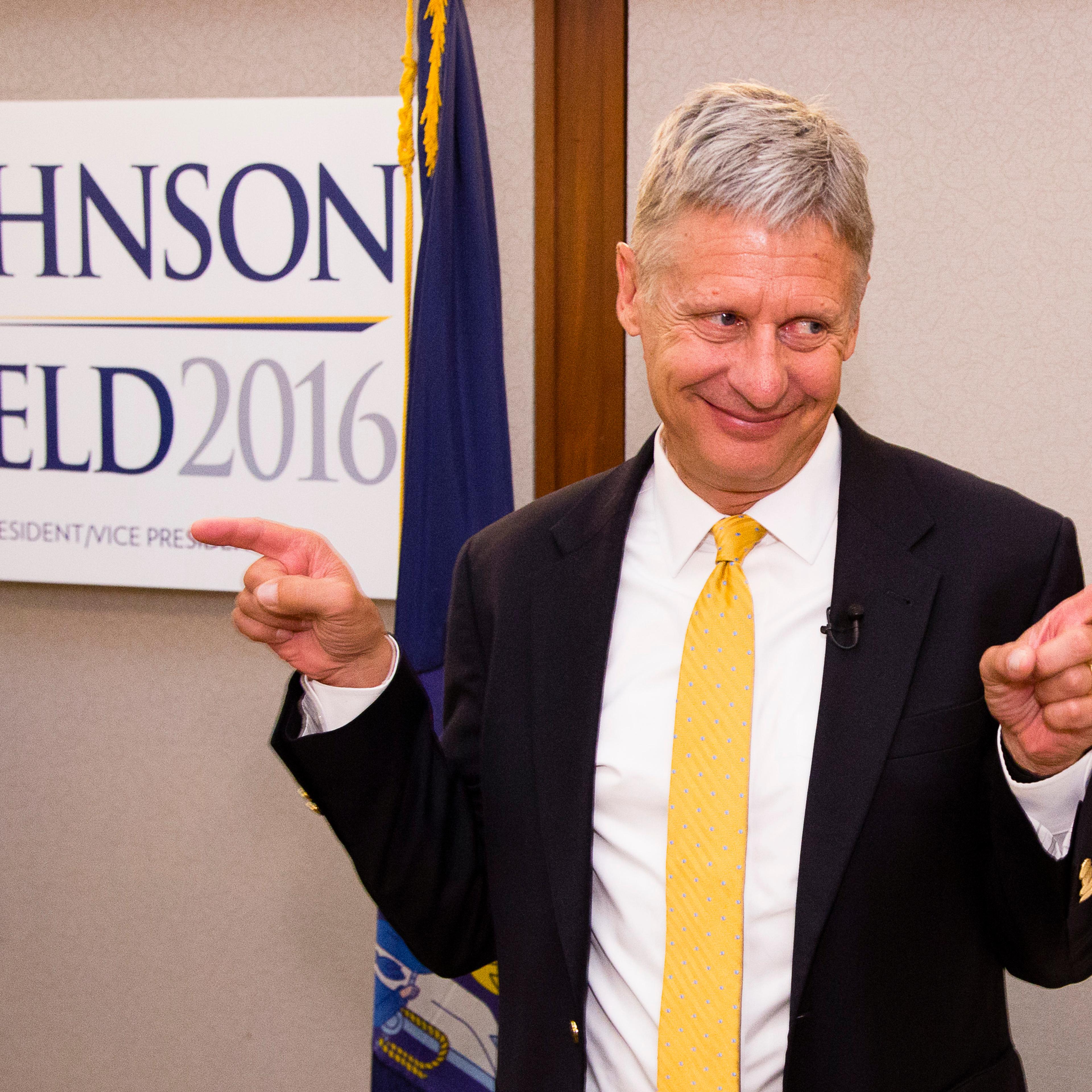 gary johnson what is aleppo