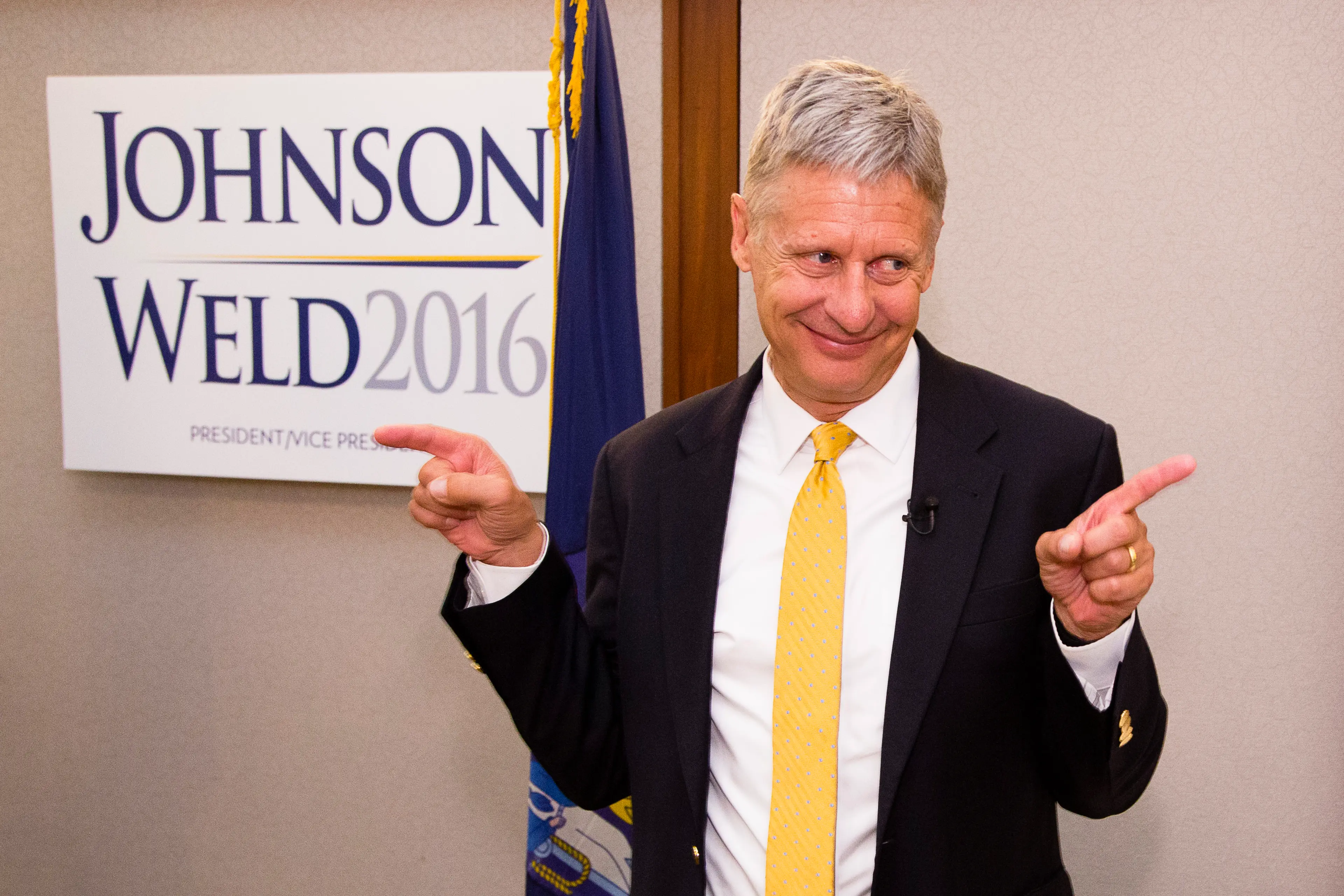gary johnson what is aleppo