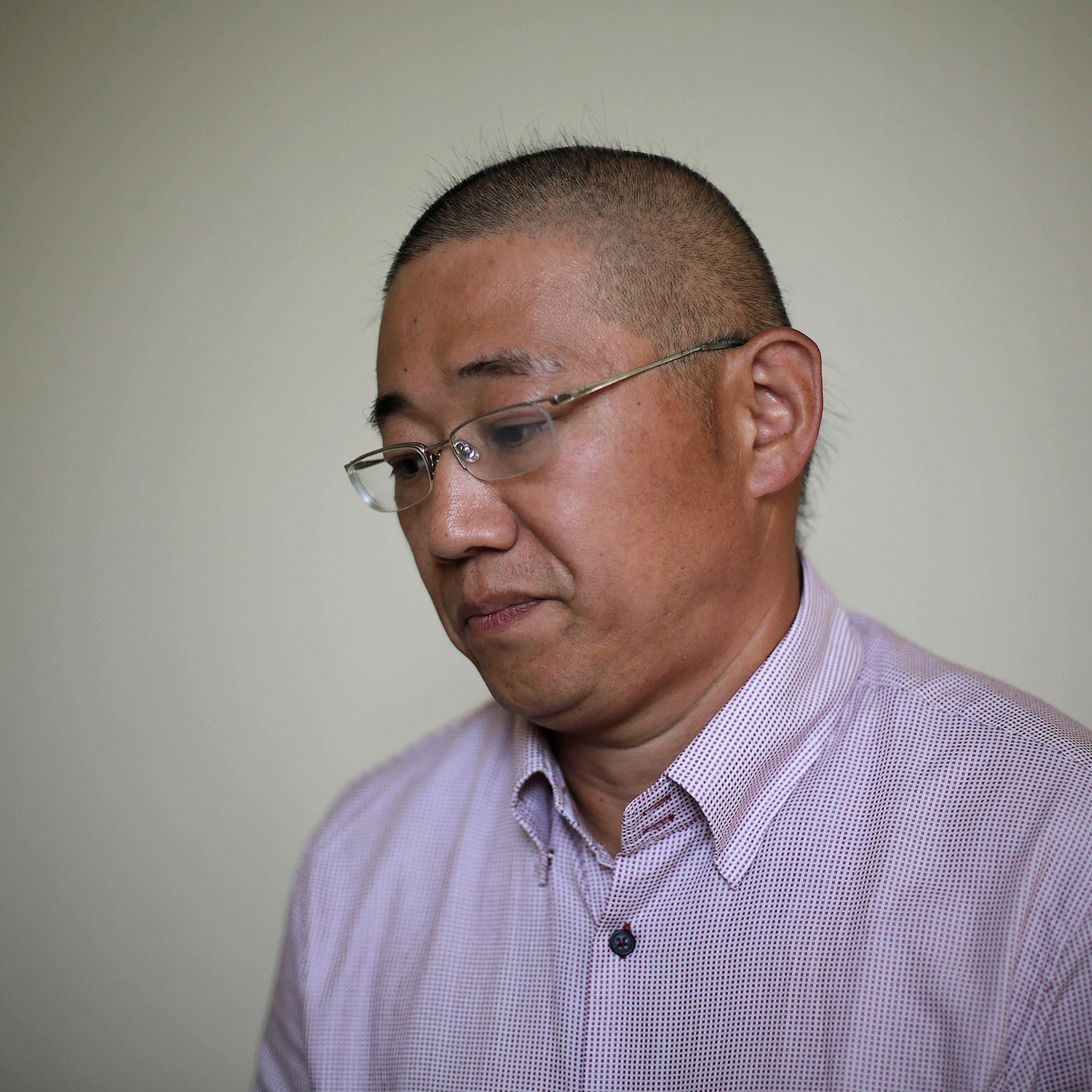 Kenneth Bae, an American tour guide and missionary serving a 15-year sentence, detained in North Korea in Pyongyang, North Korea, Sept. 1, 2014.