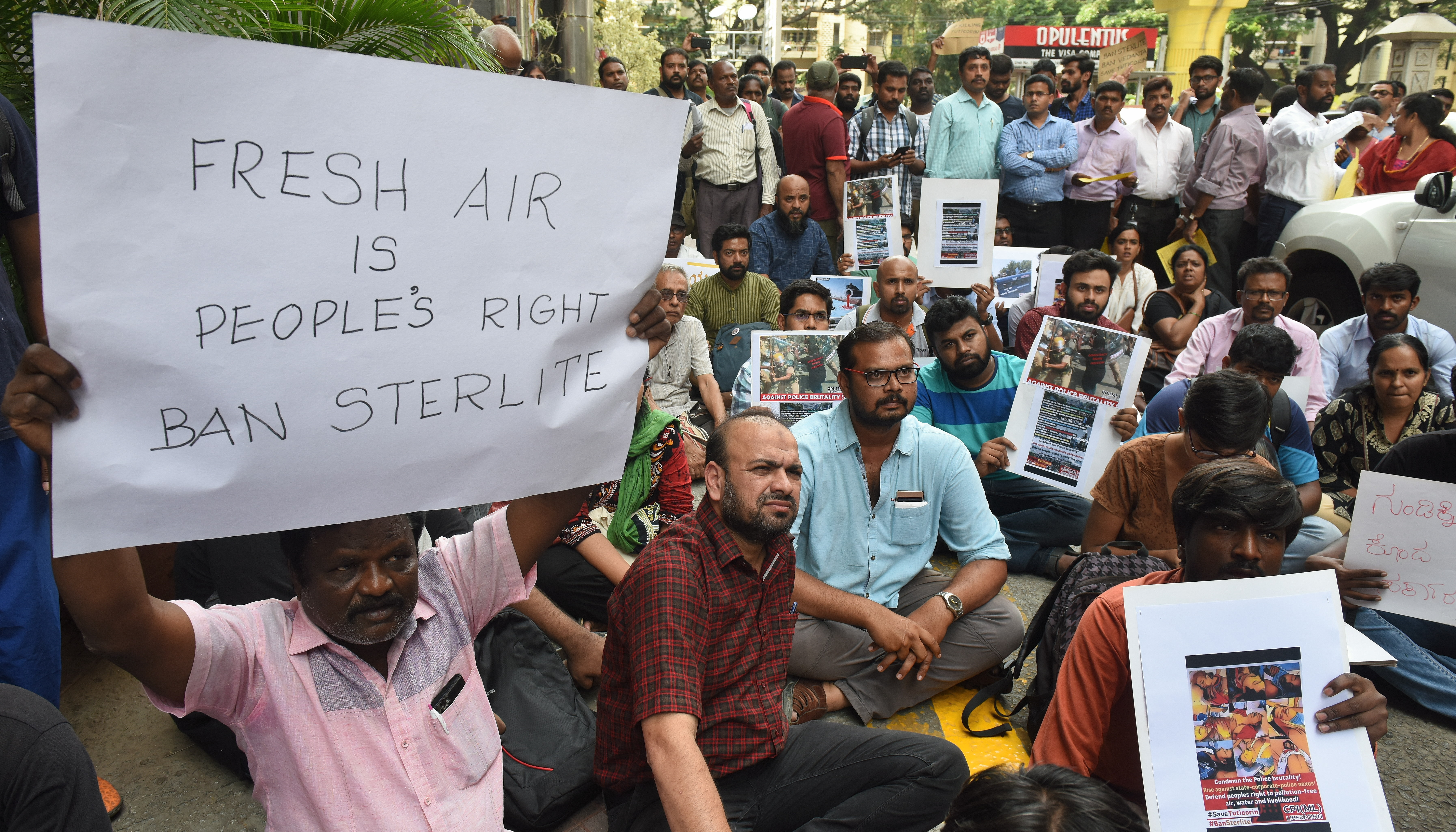 Activists Protest Against The Killing Of Protestors At Tuticorin