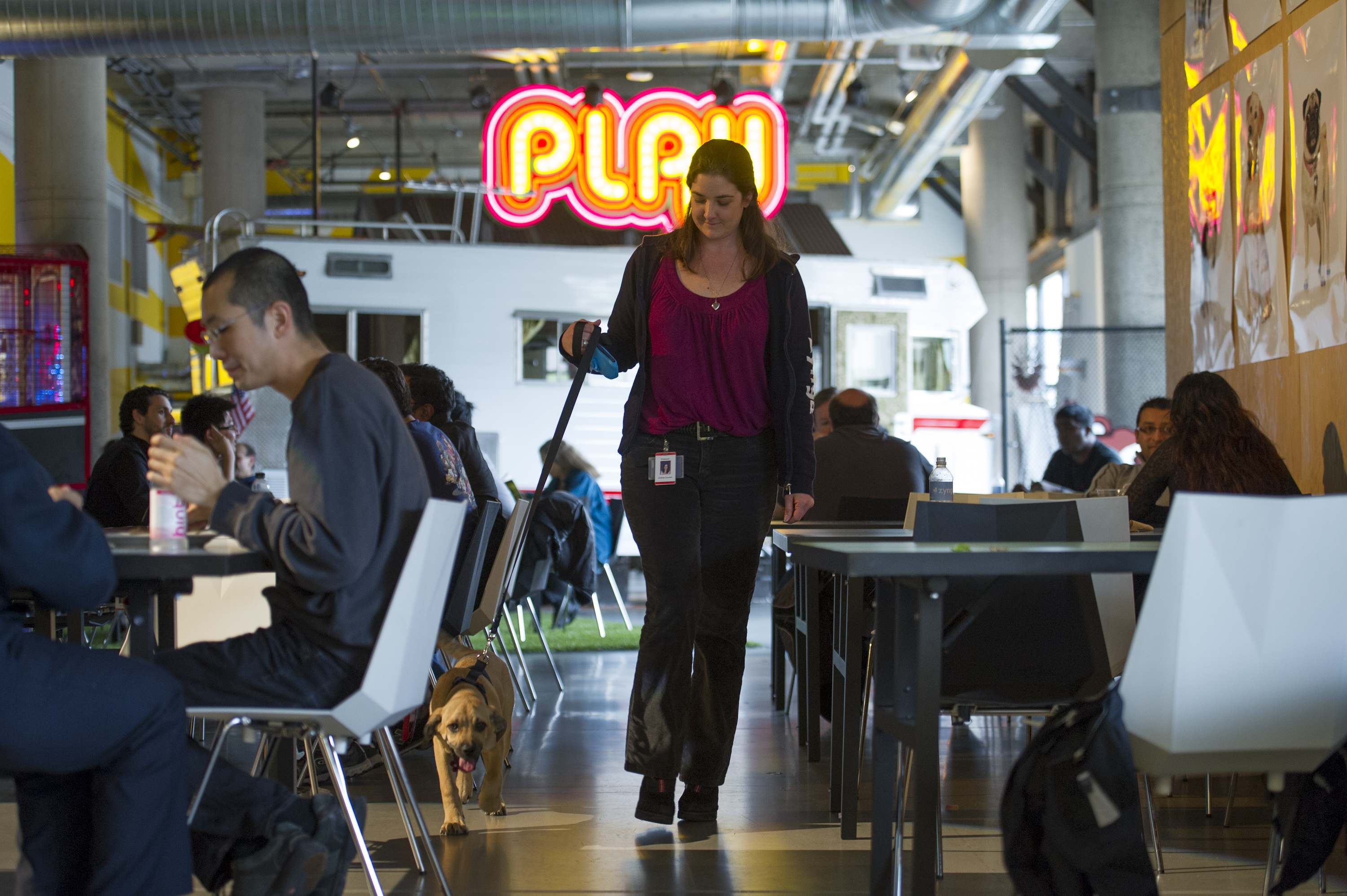 General Views Inside Zynga Inc. Headquarters