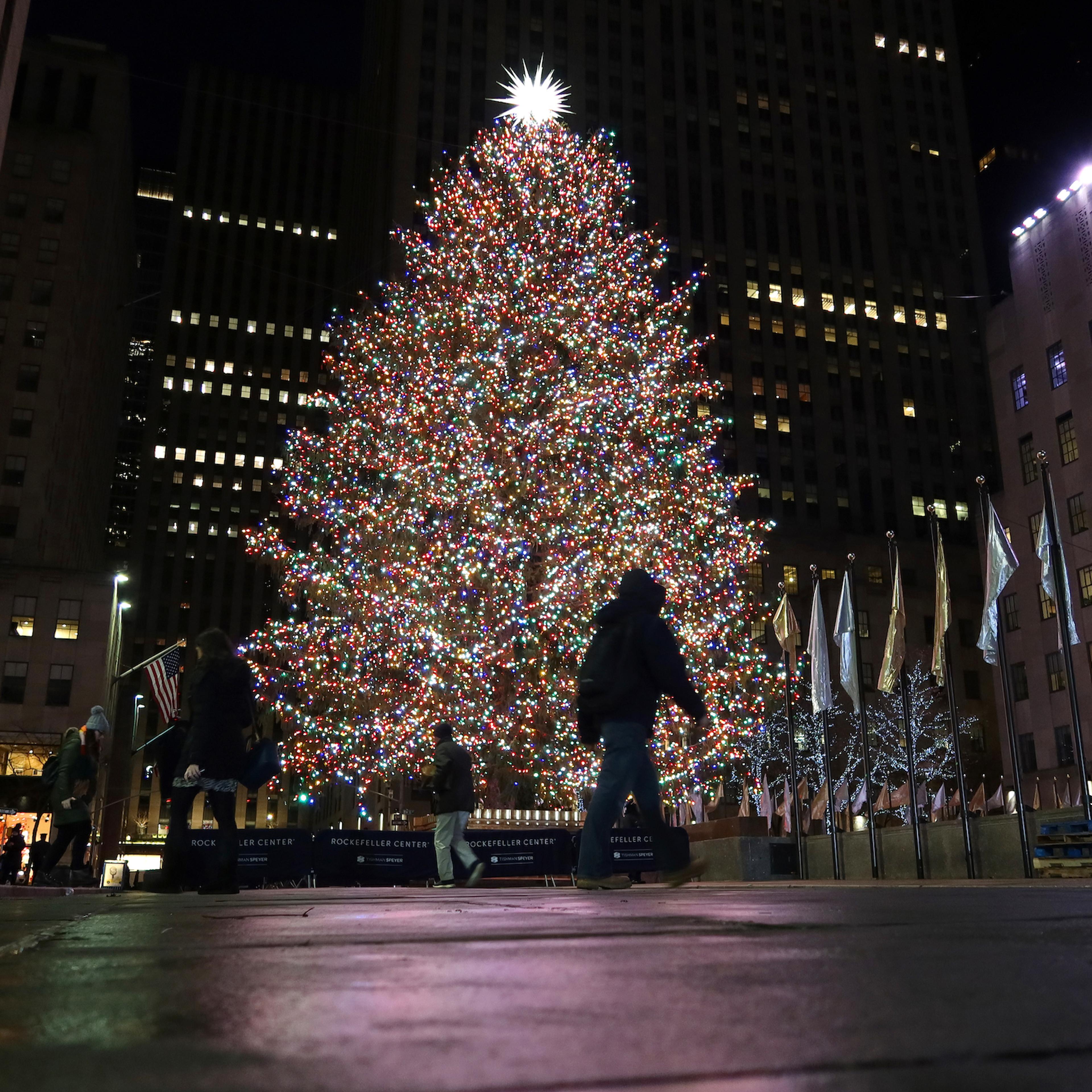 Rockefeller Center Christmas Tree in New York City