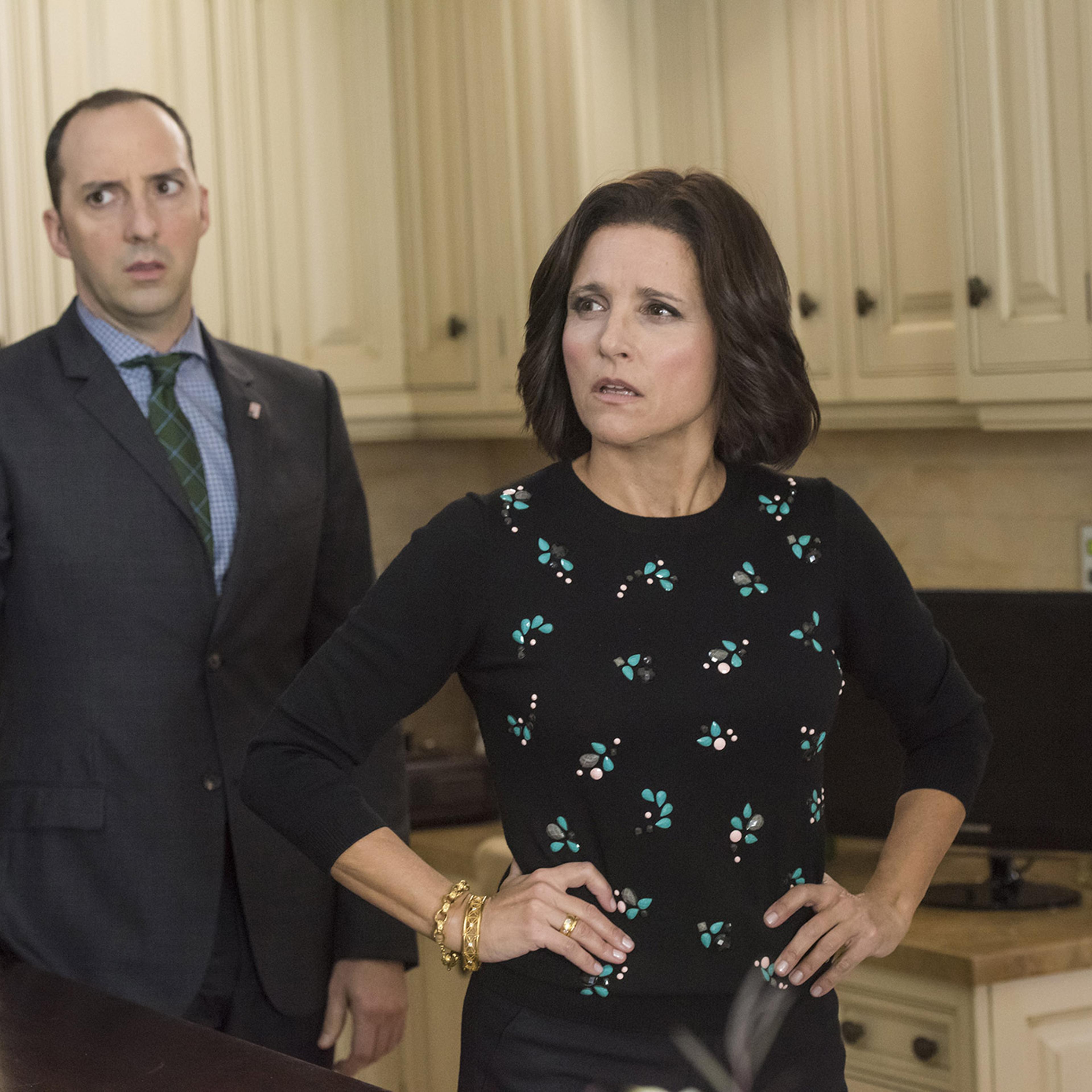Julia Louis Dreyfus in Season 5 of Veep.
