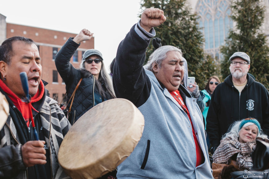 Native American March at Covington Catholic