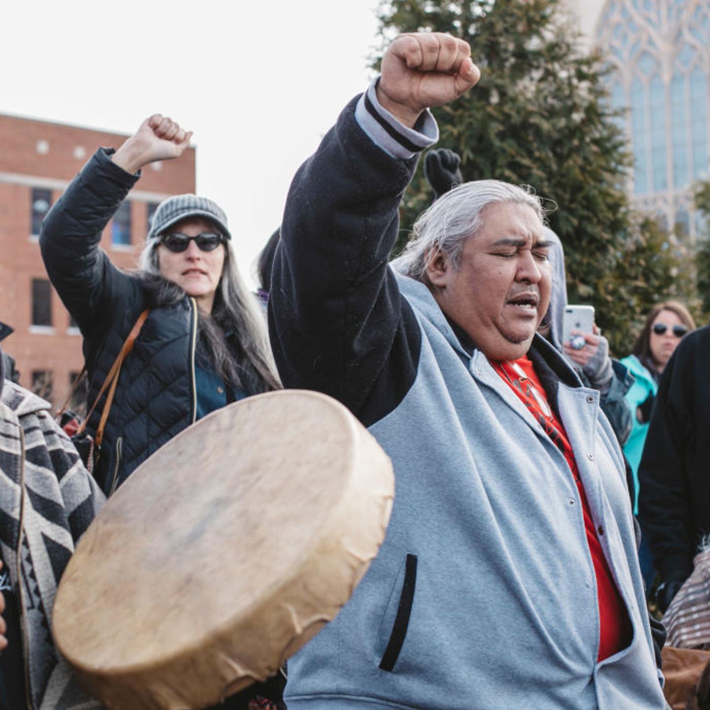 Native American March at Covington Catholic