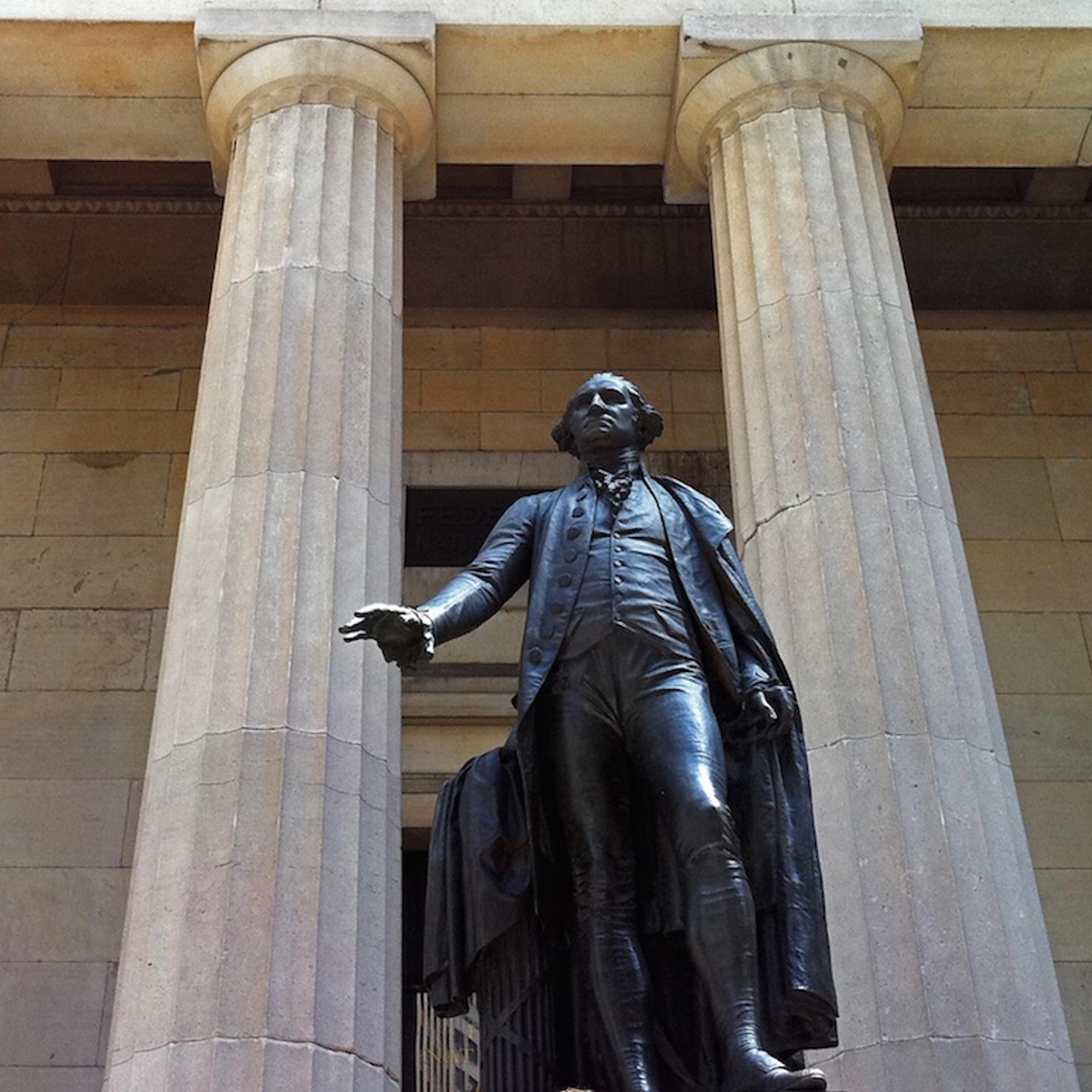 Bronze Statue of President George Washington 2013 A.D.