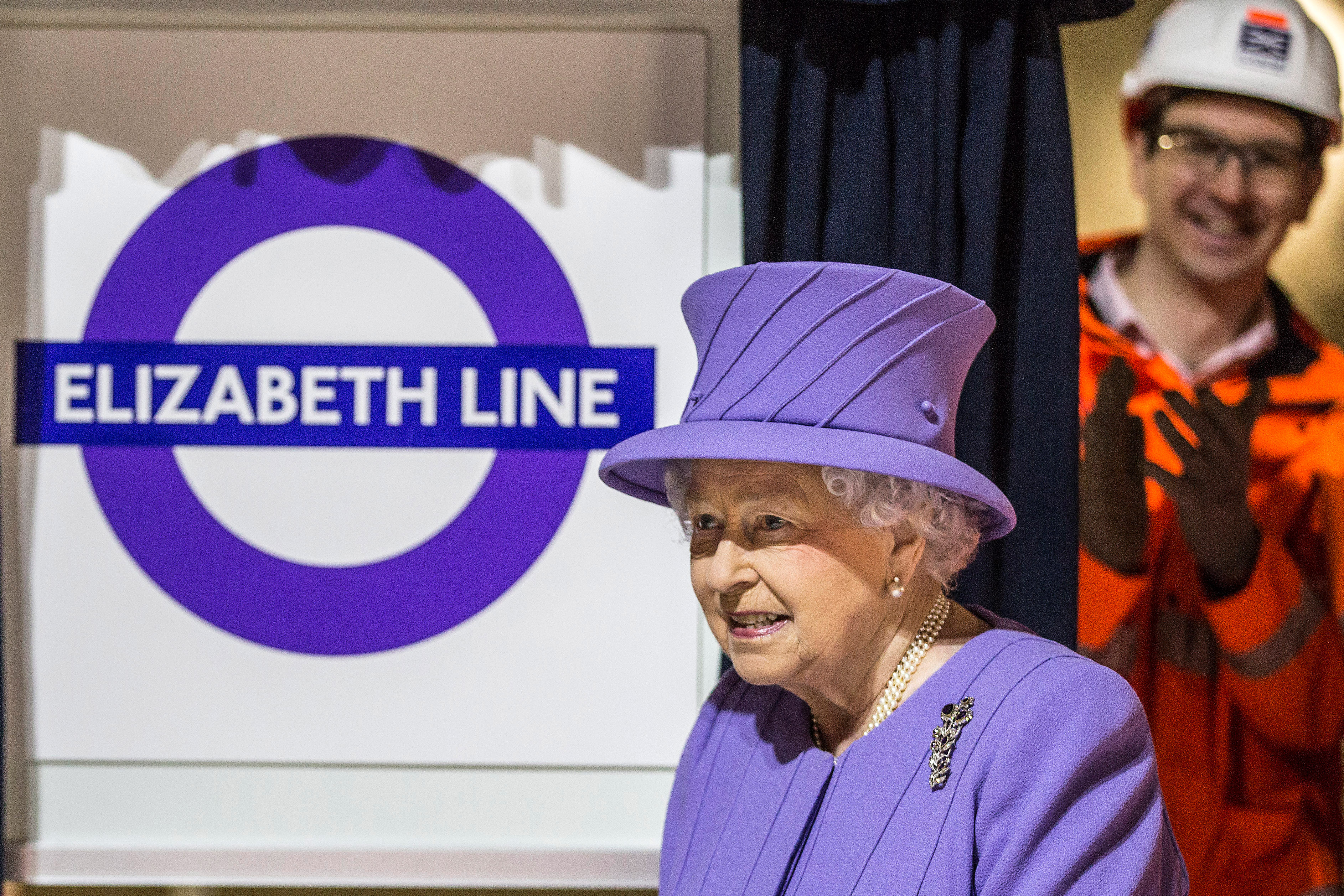 On February 23, 2016, Britain's Queen Elizabeth II visited the site of the new Crossrail Bond street station in central London, which is still under construction.