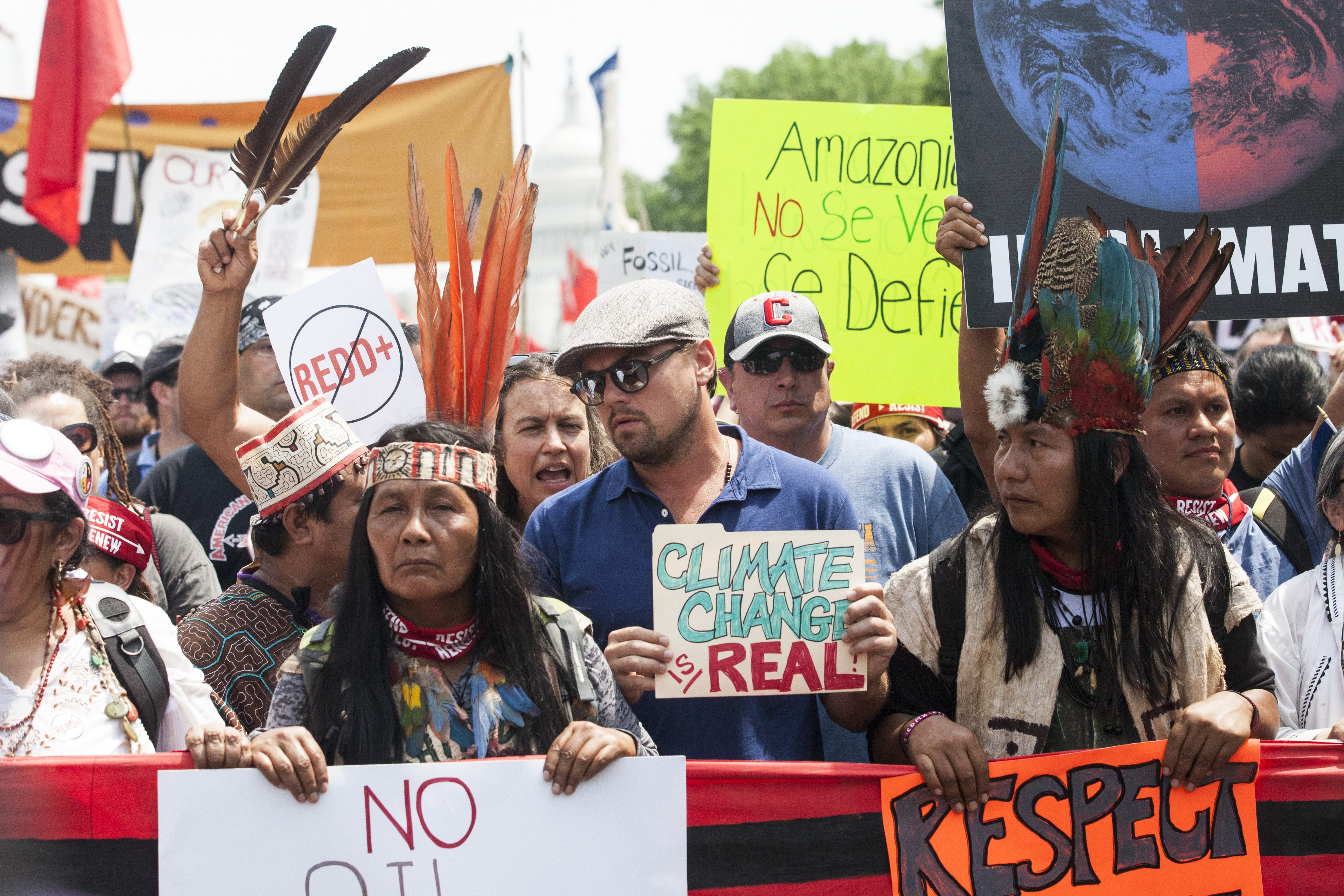 Demonstrators Attend The People's Climate Movement March On Washington
