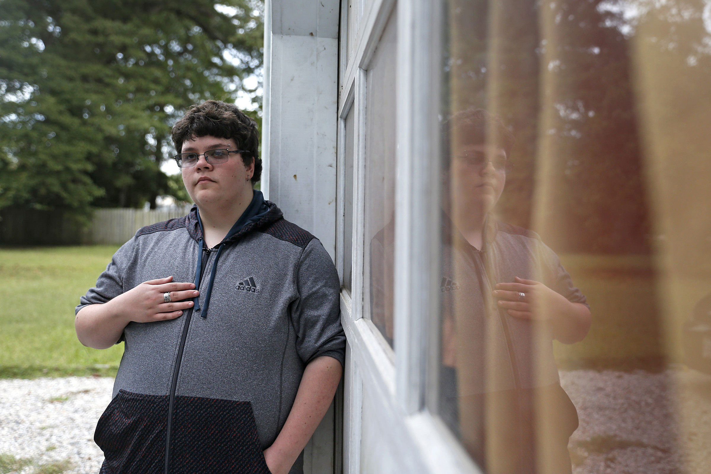 Gavin Grimm, a former student at Virginia's Gloucester High, who argued that his constitutional rights were violated when the school denied him access to the boys restroom.