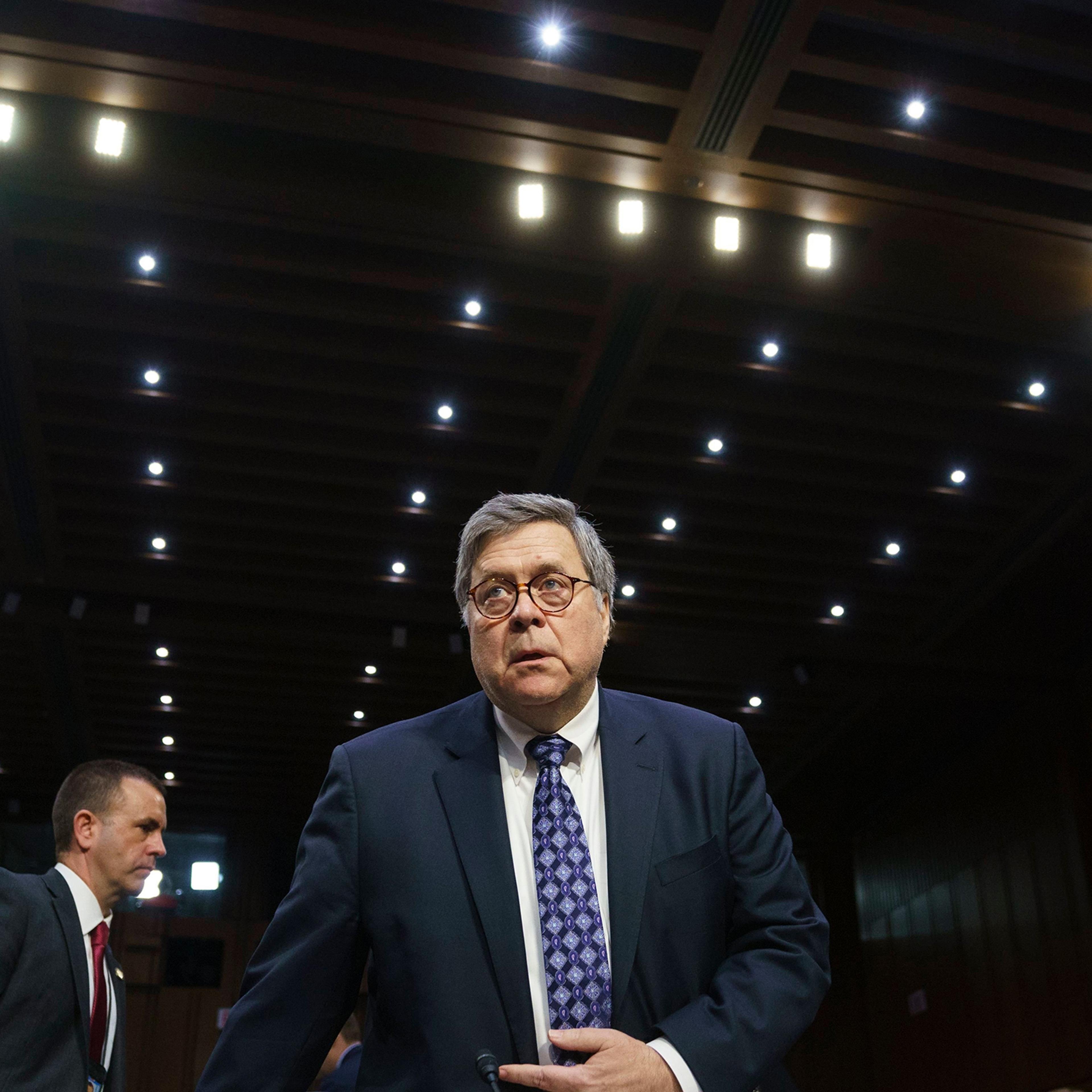 Attorney General nominee William Barr faces the Senate Judiciary Committee on Jan. 15