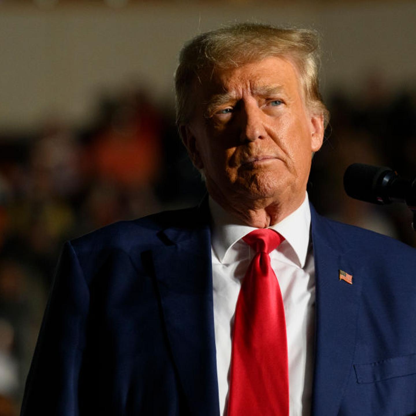 Donald Trump Holds A Campaign Rally In Erie, Pennsylvania