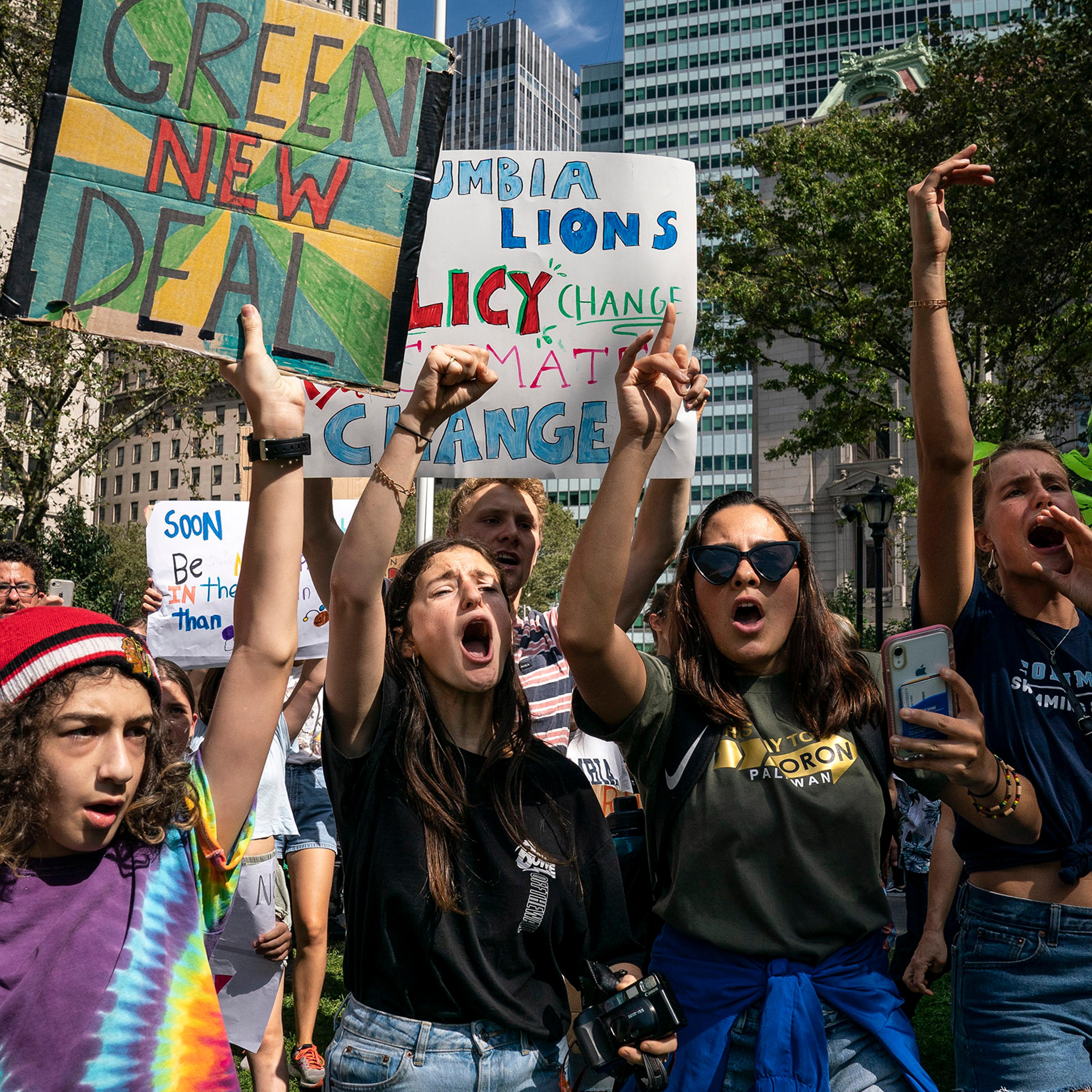 Thousands Of Americans Across The Country Participate In Global Climate Strike