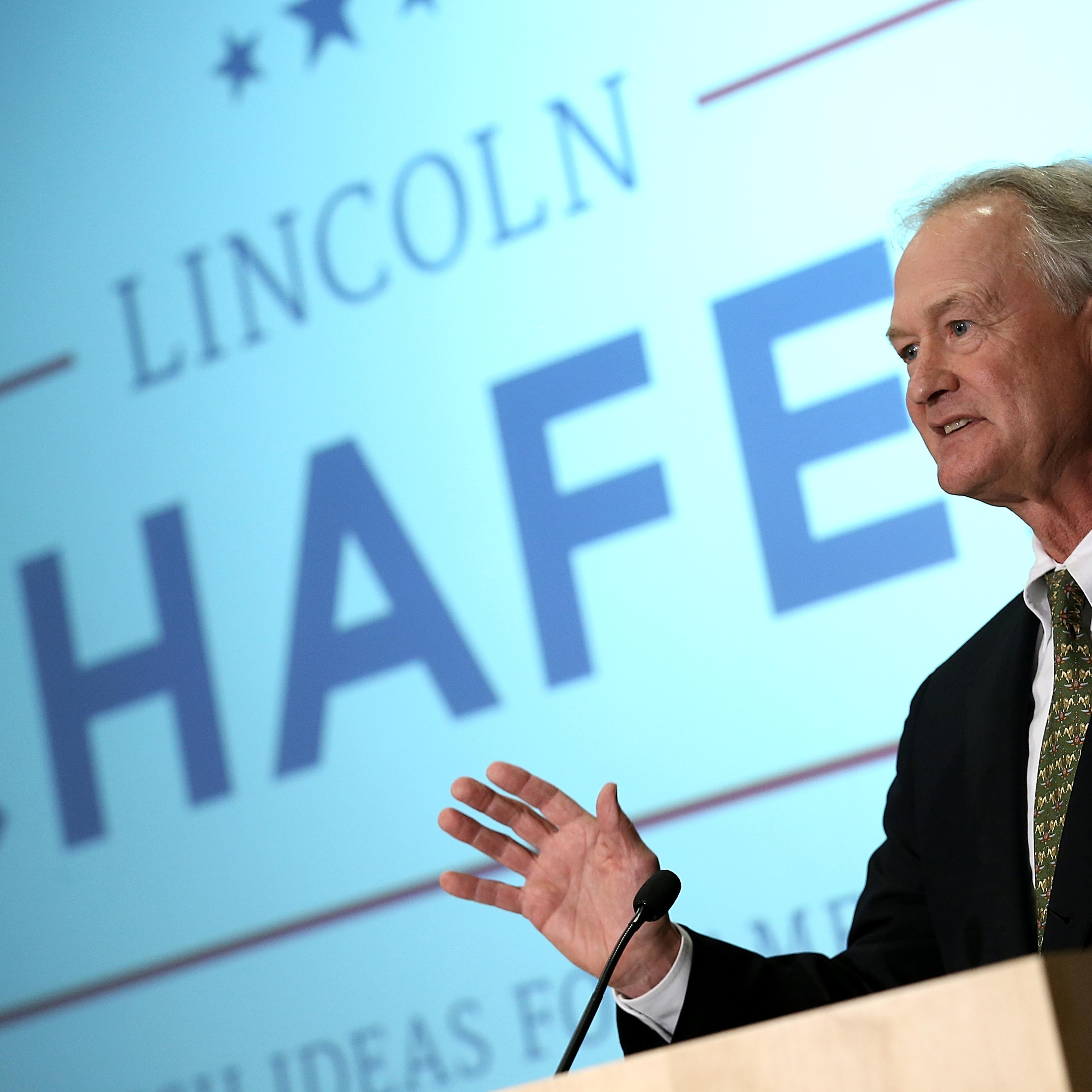 Sen. Lincoln Chafee Enters Presidential Race