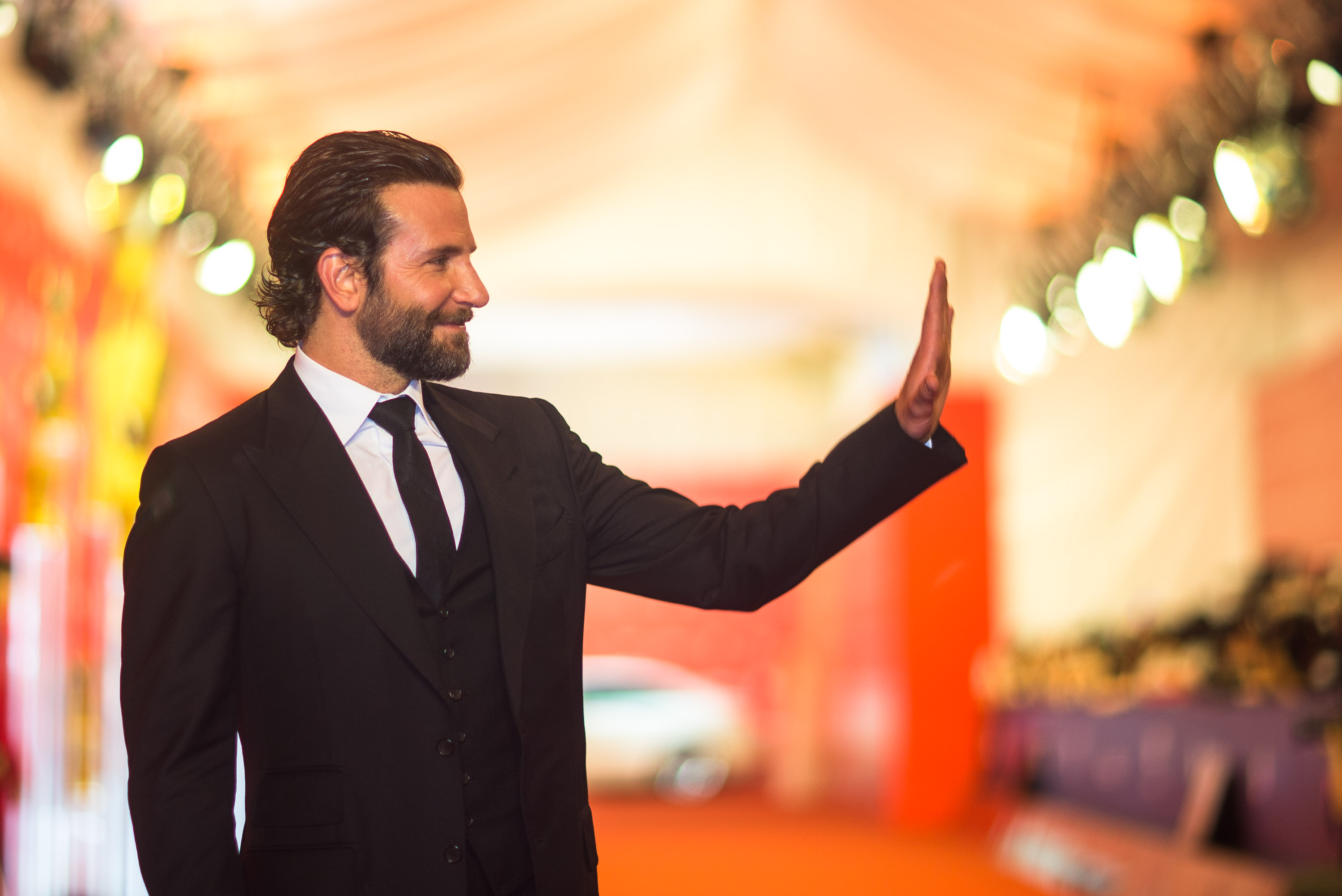 Bradley Cooper walks the red carpet of the 19th Shanghai International Film Festival at Shanghai Grand Theatre on June 11, 2016 in Shanghai, China.
