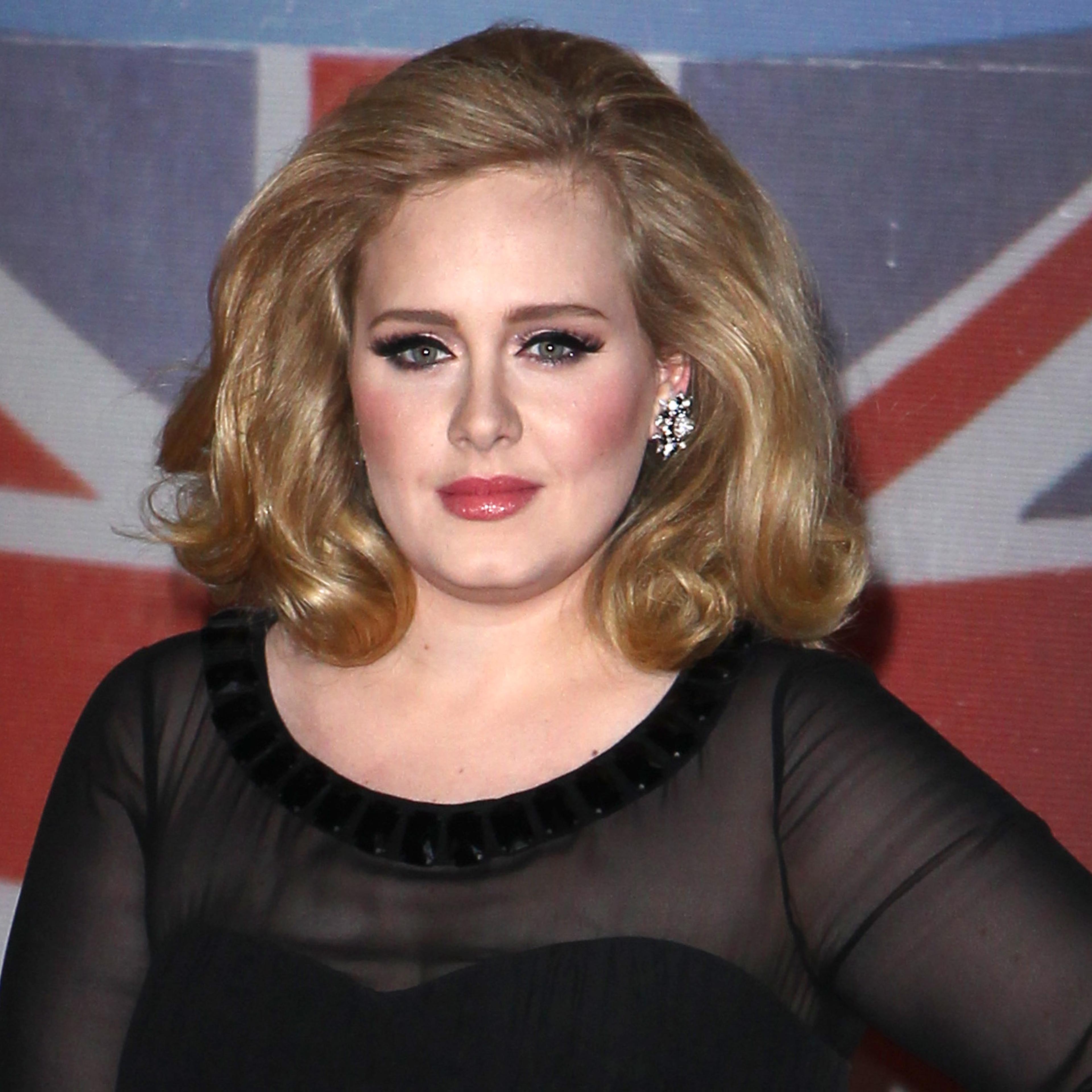 Adele attends the BRIT Awards 2012 at 02 Arena on Feb. 21, 2012 in London.