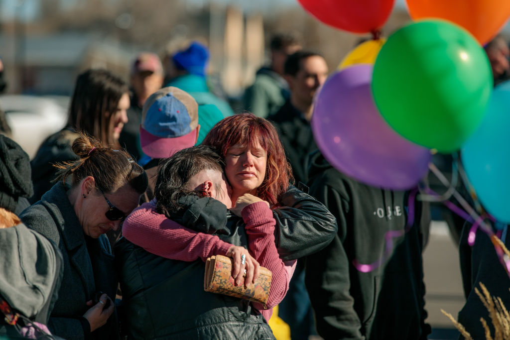 COLORADO SPRINGS, CO - NOVEMBER 20:Liz Guerra, right, Eli Kin