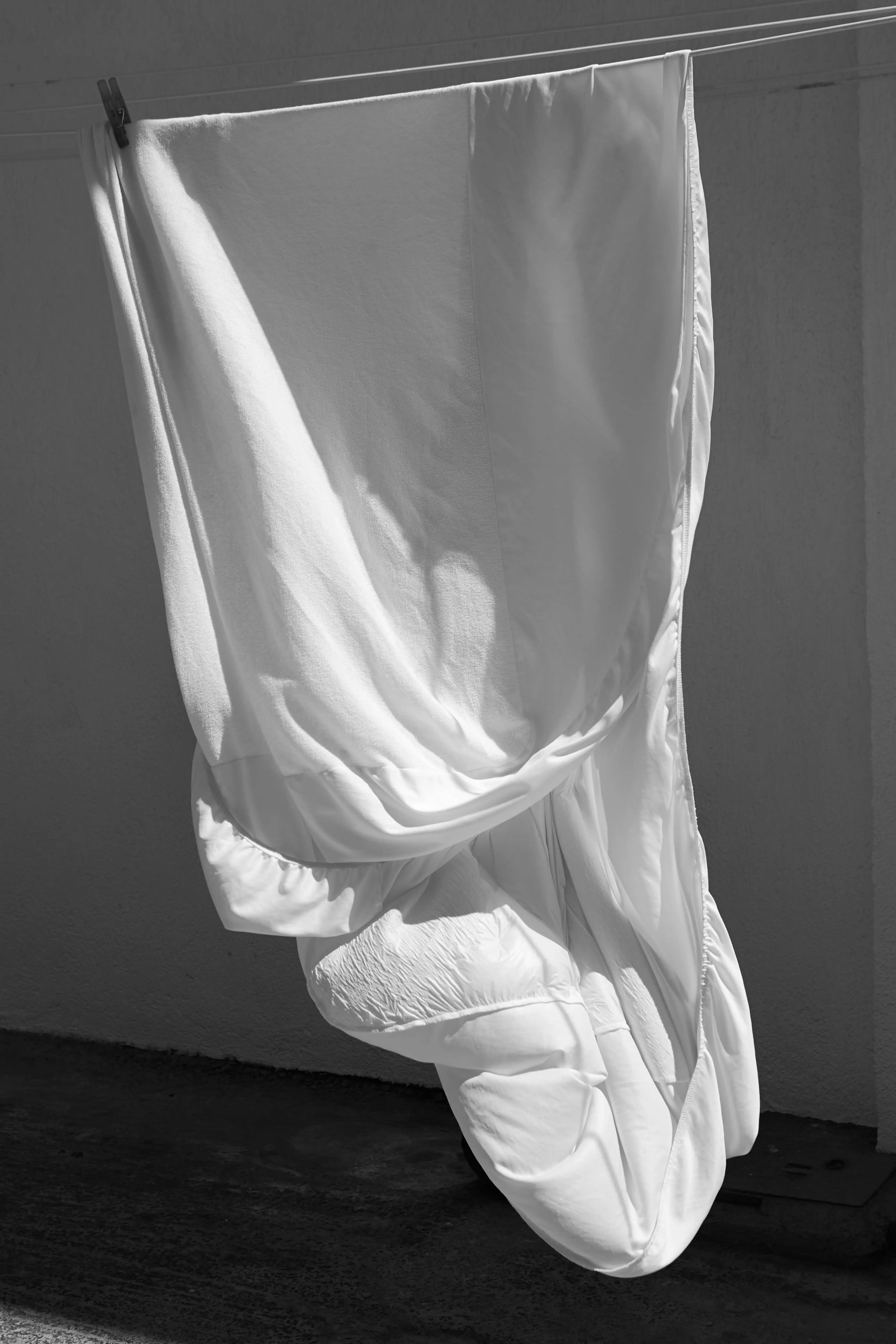 Sheet, from the series "Larvae" 2014.