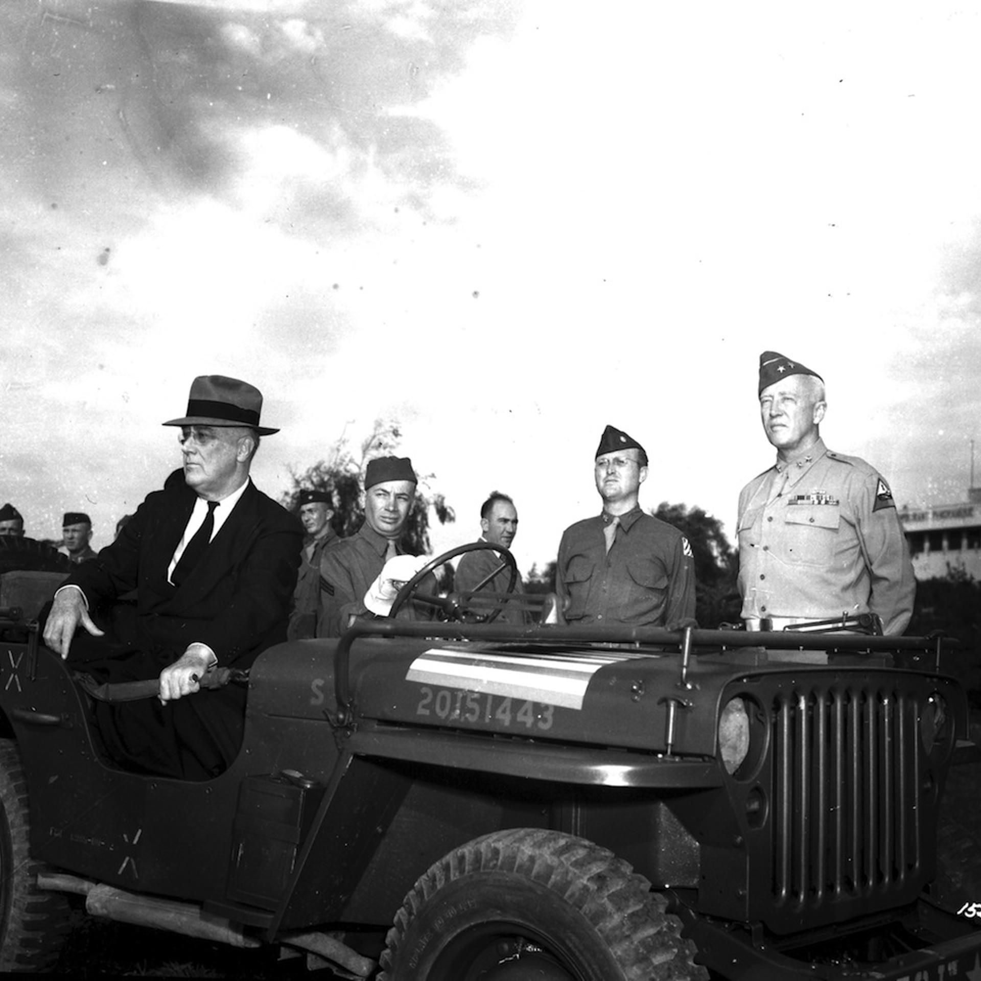 FDR Inspects The Troops