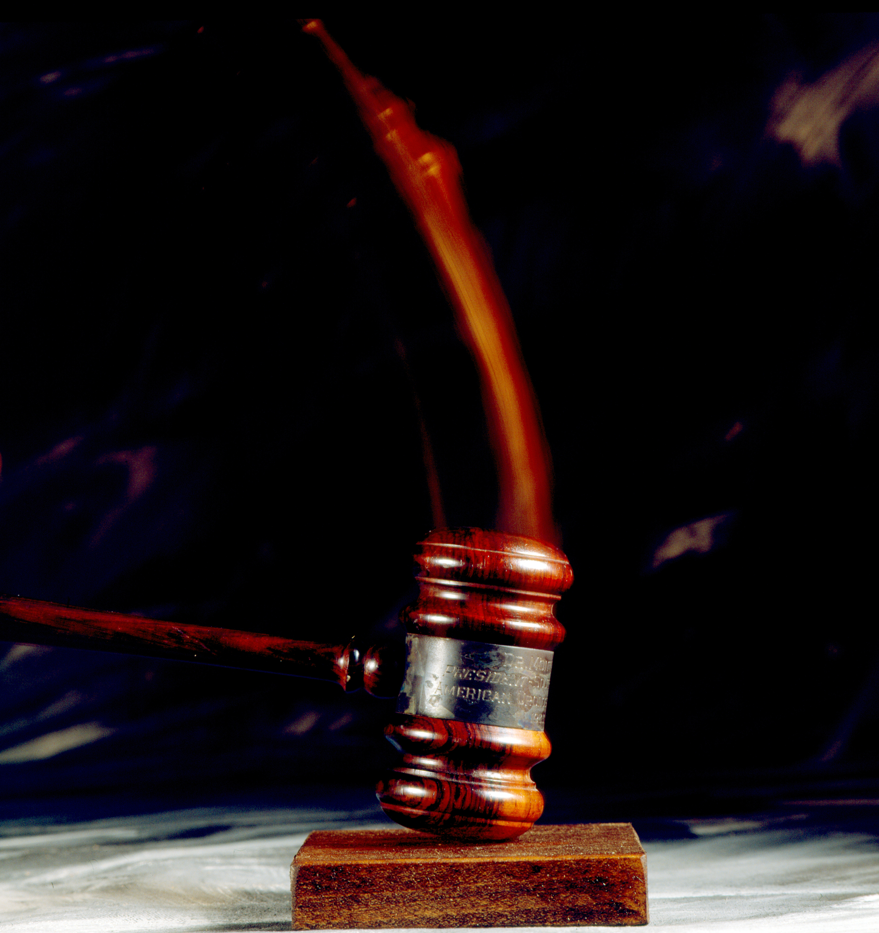 Gavel Striking Surface.