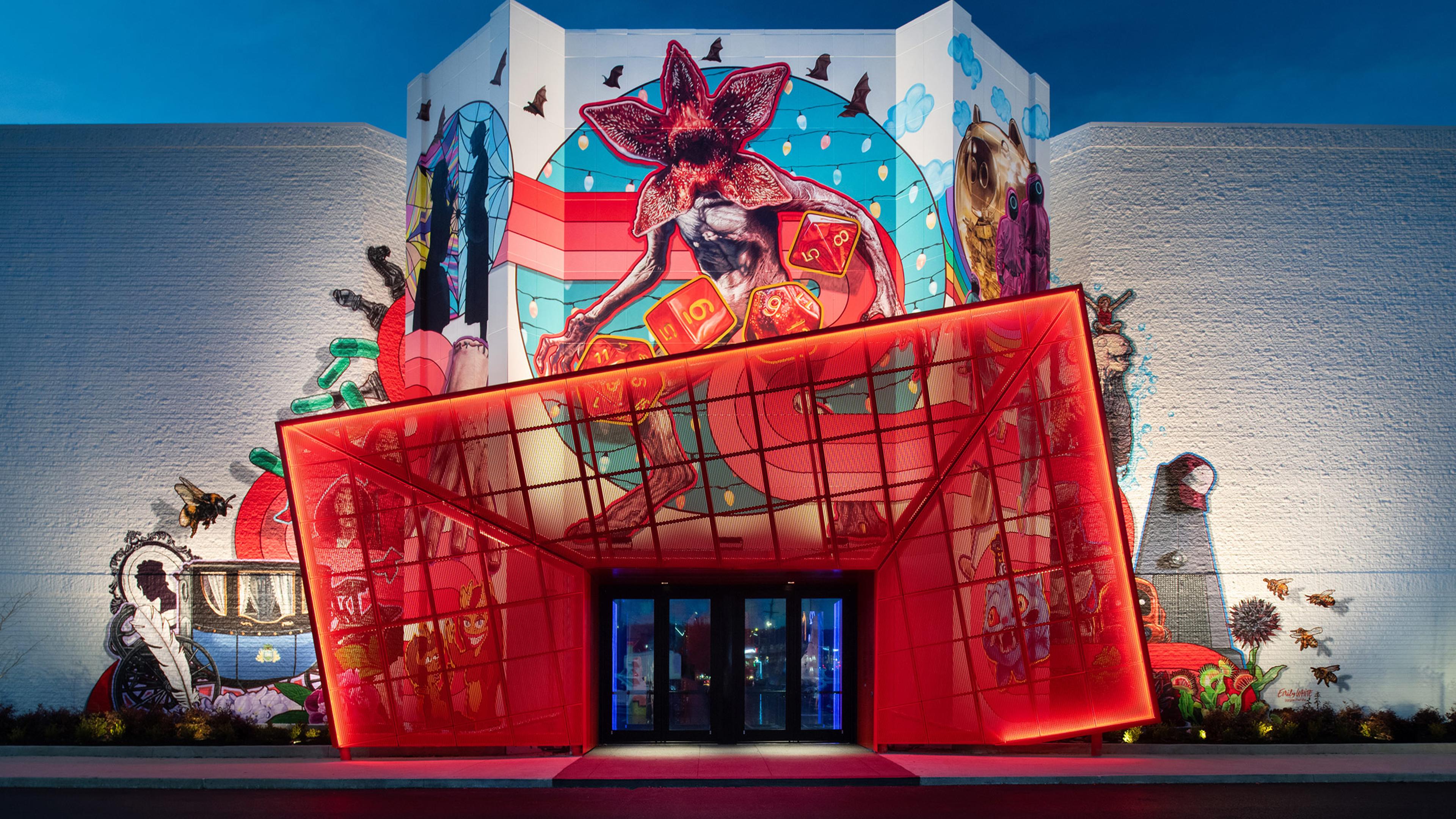 Netflix House restaurant in King of Prussia, United States