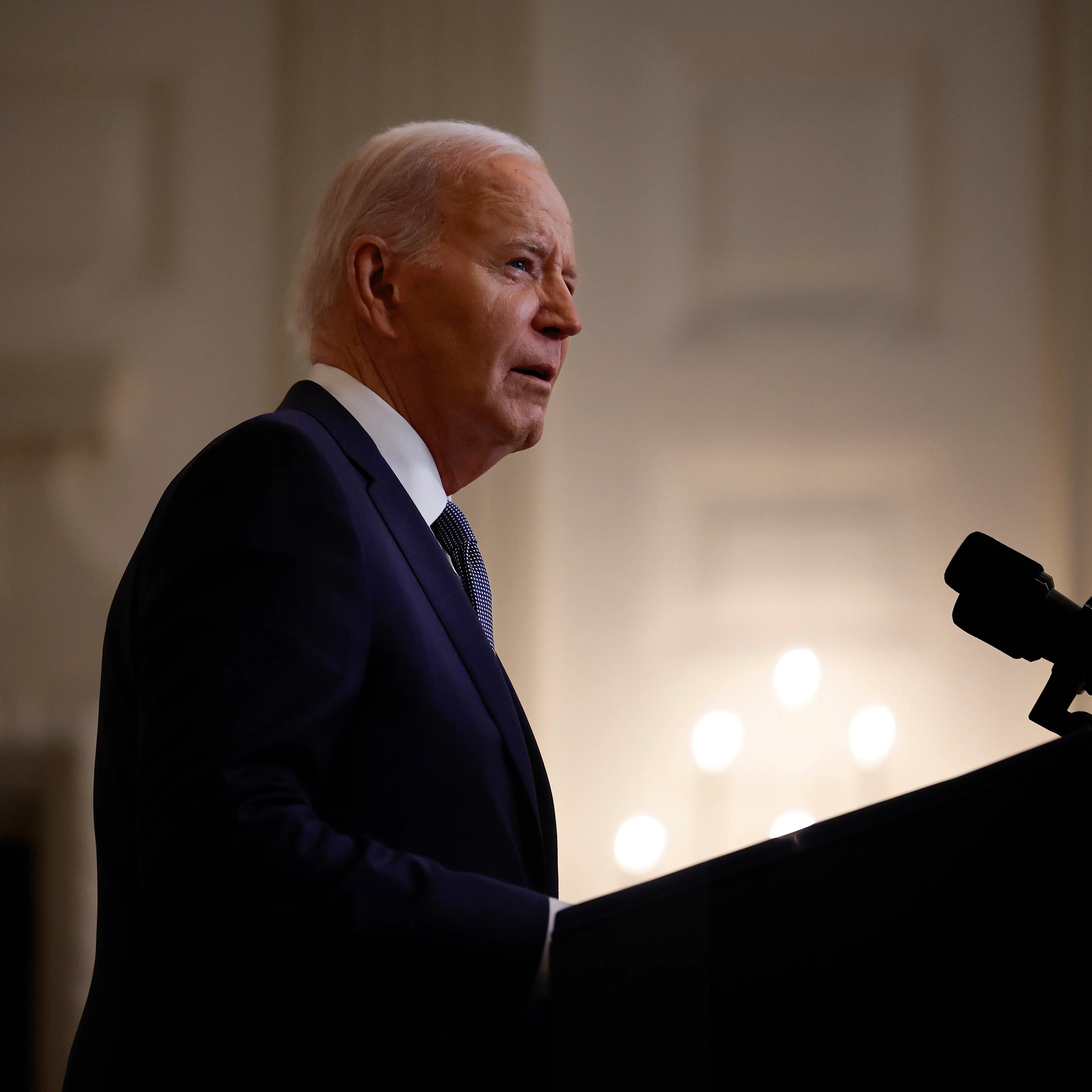 President Biden Delivers Remarks On The Middle East From The White House