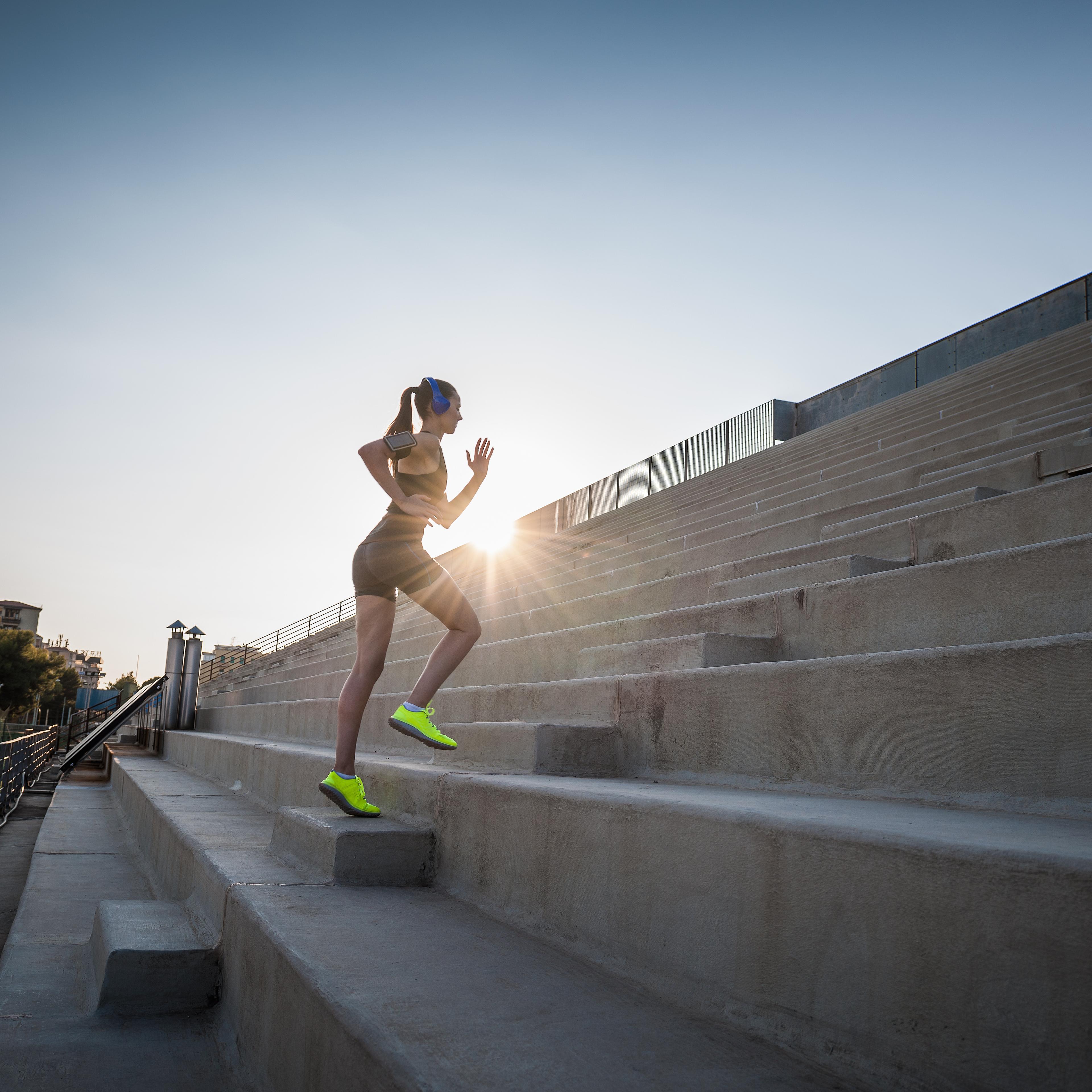 woman-running-up-steps