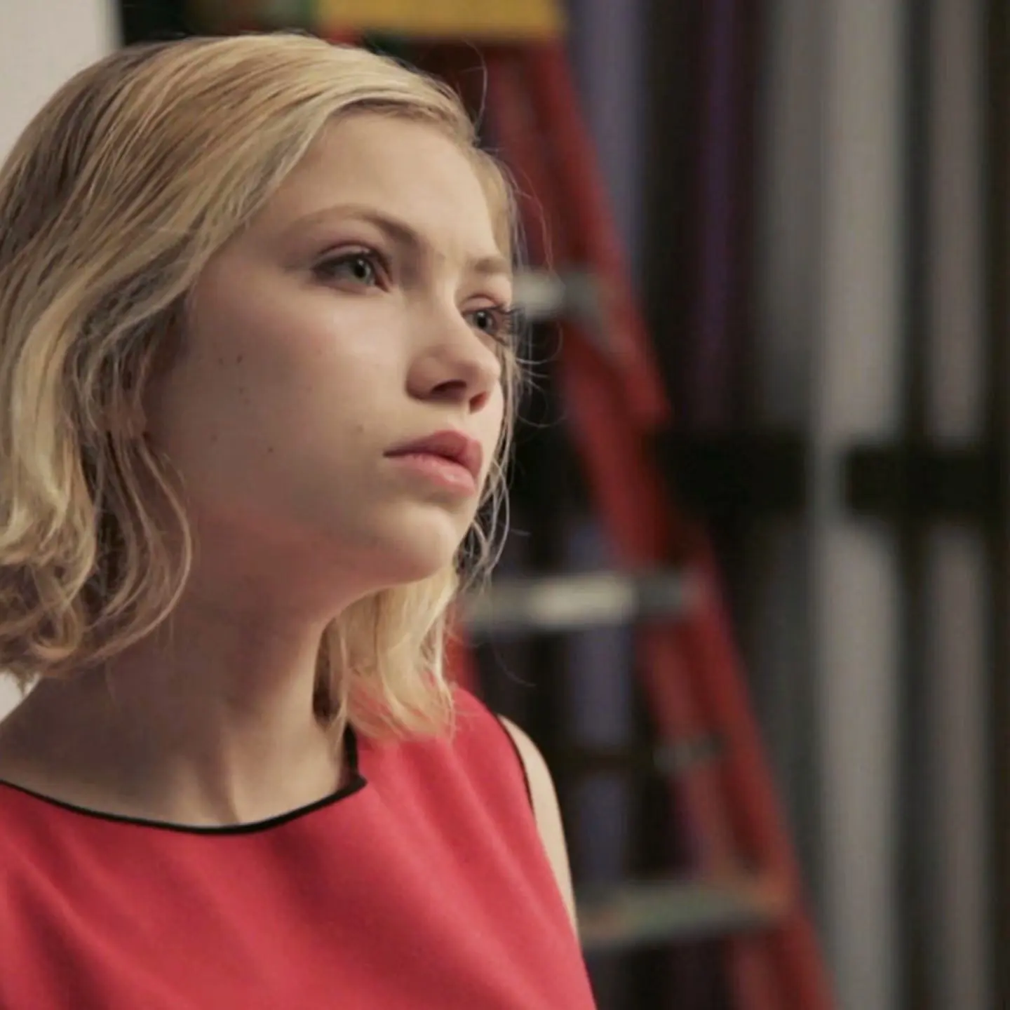 Tavi Gevinson poses for photographer Peter Hapak at the TIME photo studio in New York City