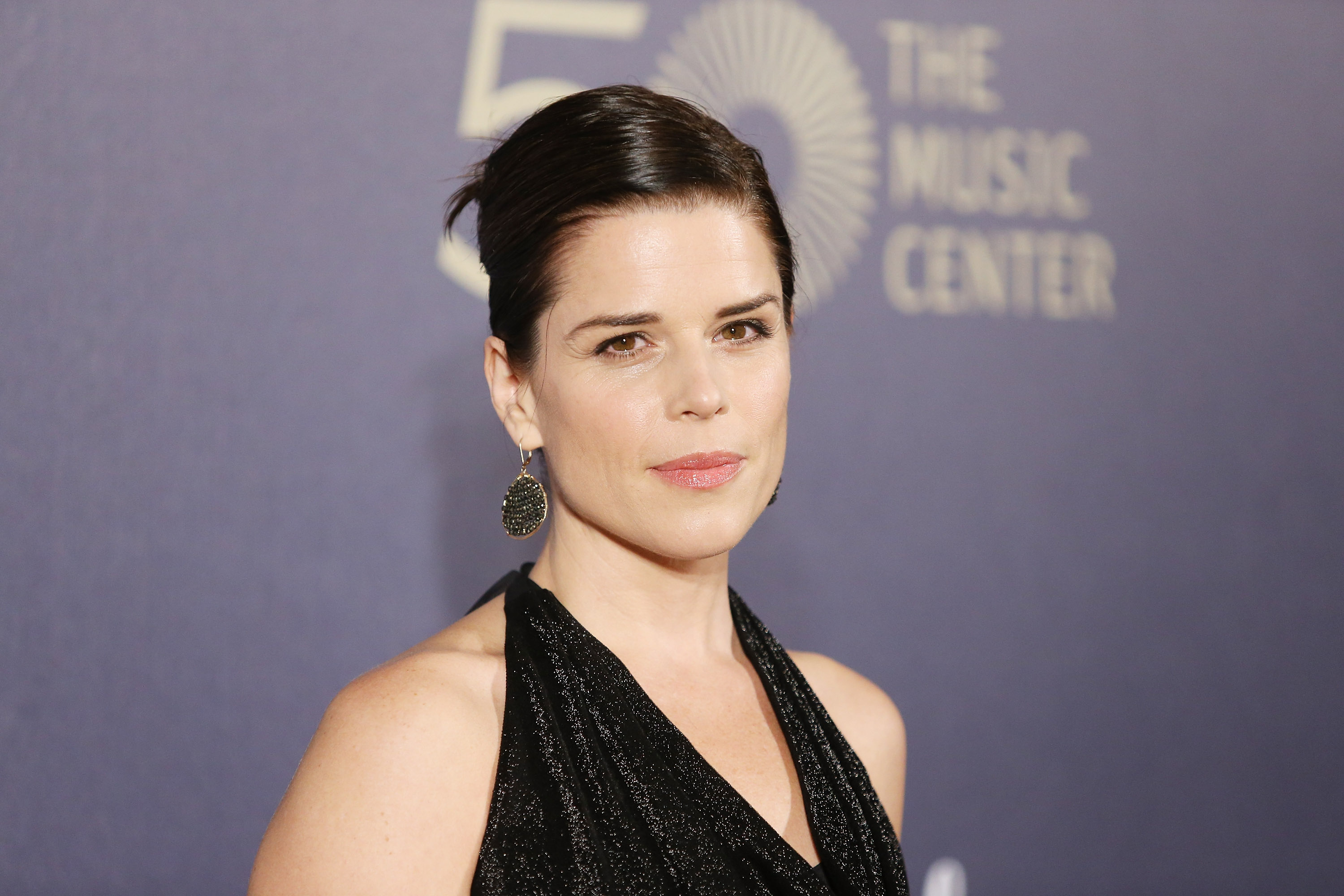 arrives at The Music Center's 50th Anniversary Spectacular held at Dorothy Chandler Pavilion on December 6, 2014 in Los Angeles, California.