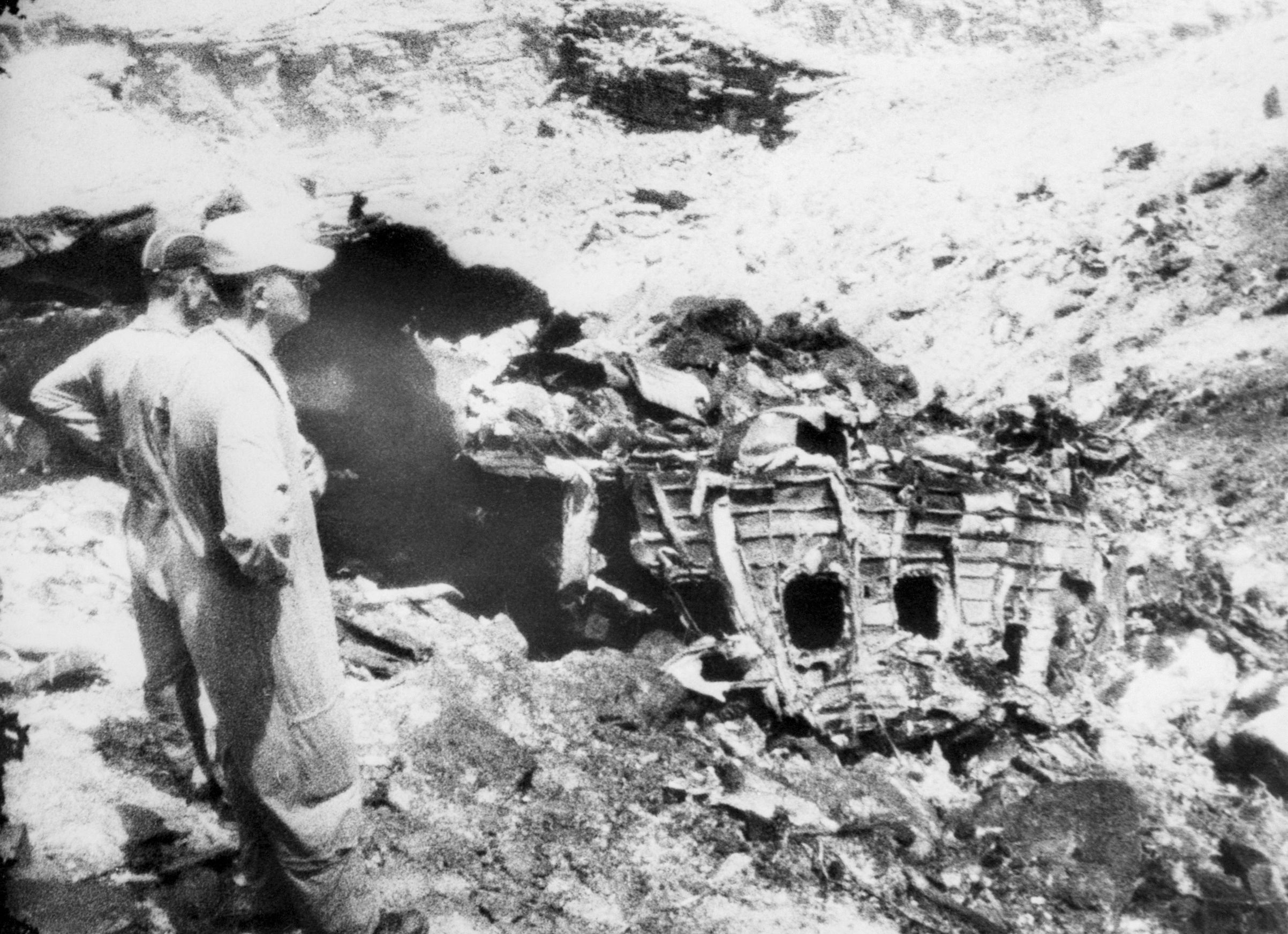 Rescue Workers at Crash Site