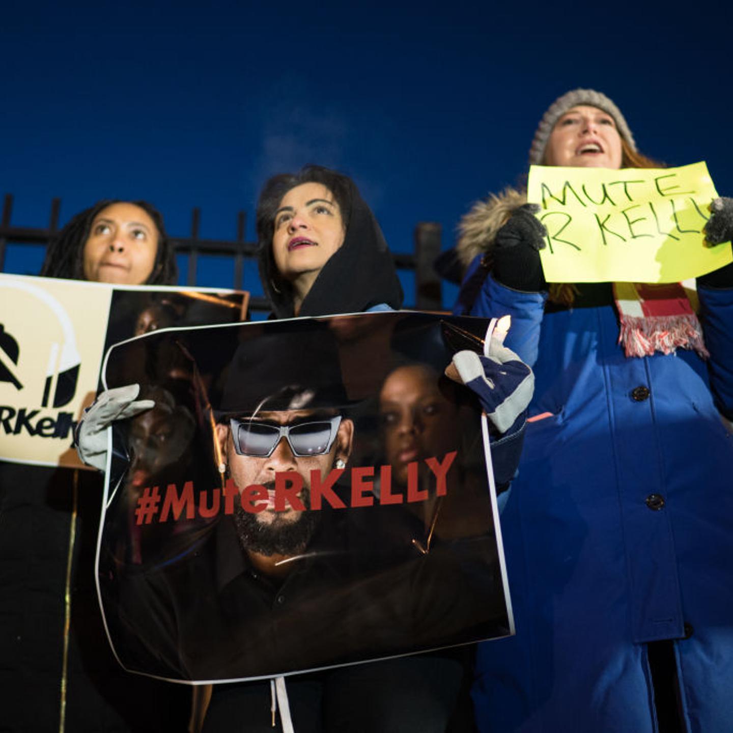 Demonstrators Gather In Chicago In Support Of R. Kelly's Victims