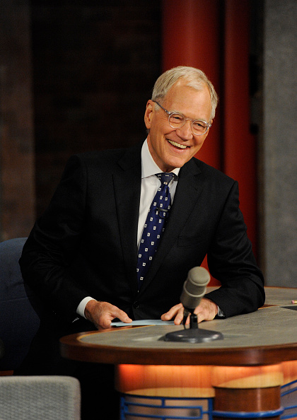 David Letterman hosts his final broadcast of 'The Late Show with David Letterman' in New York City on May 20, 2015.