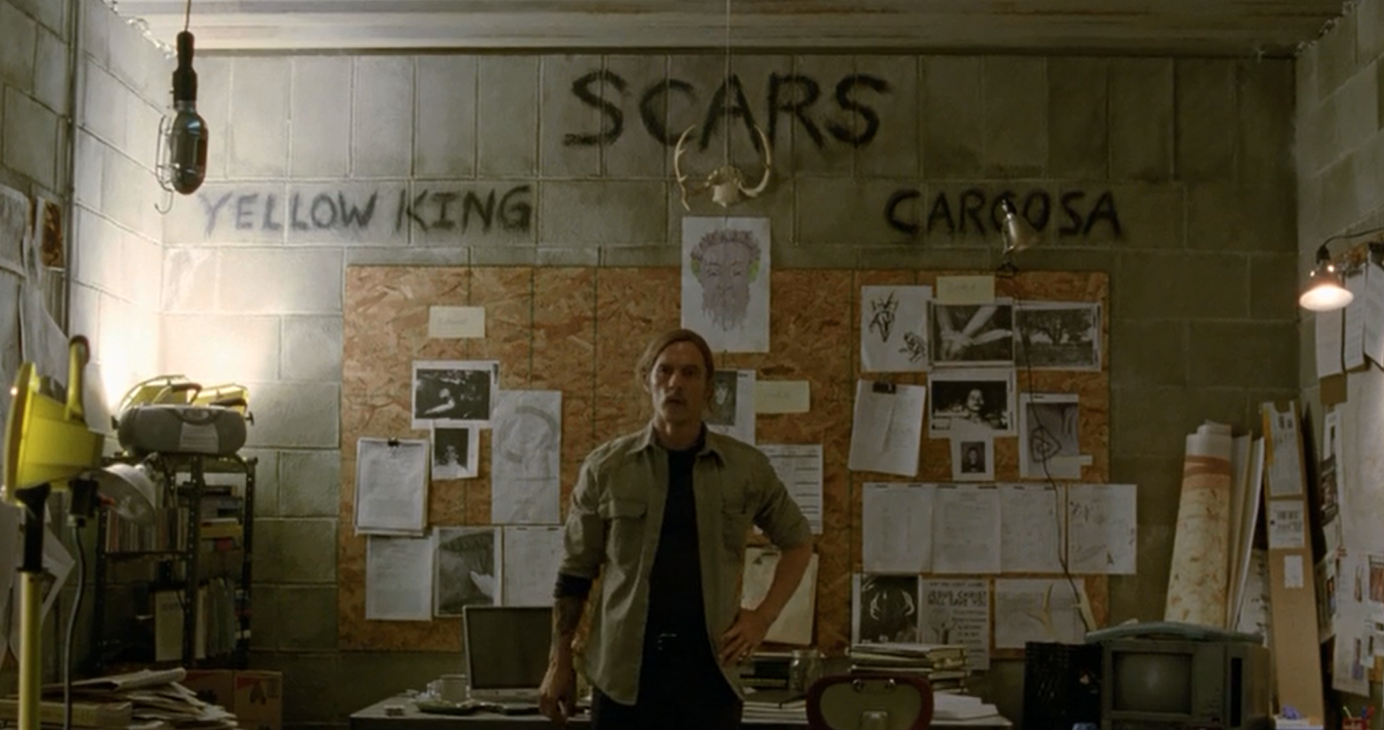 Matthew McConaughey as Rust Cohle in True Detective season 1