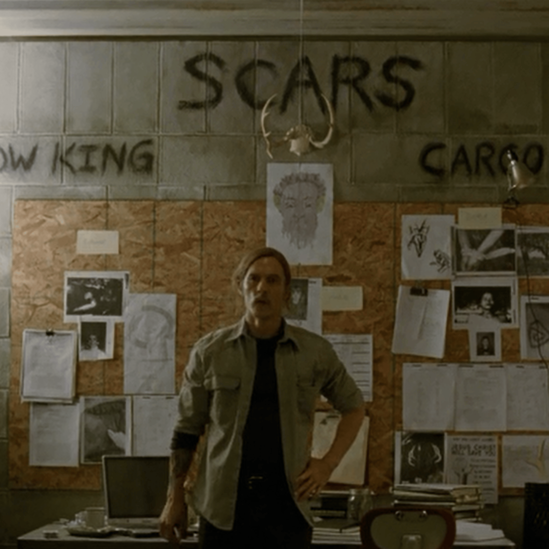 Matthew McConaughey as Rust Cohle in True Detective season 1