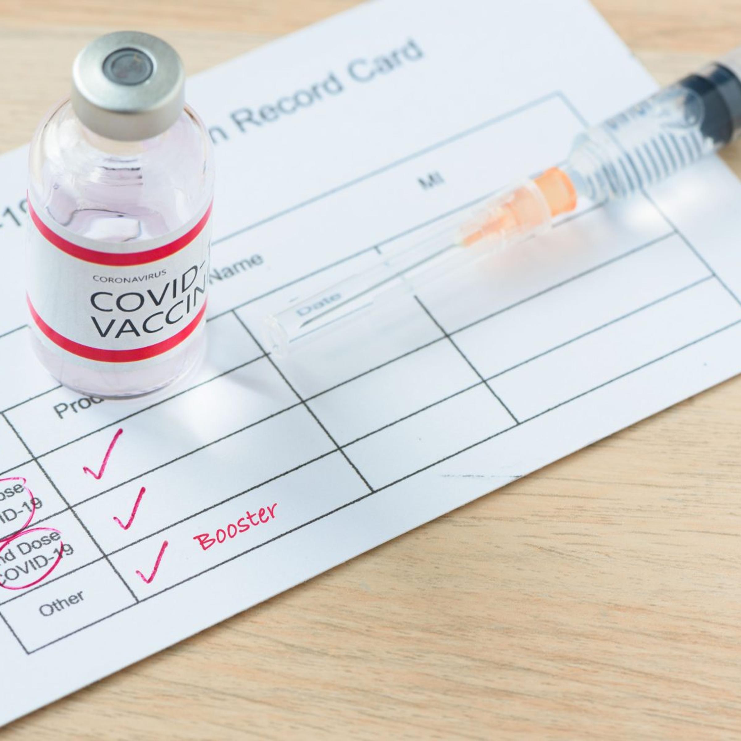 Booster dose of covid-19 vaccine