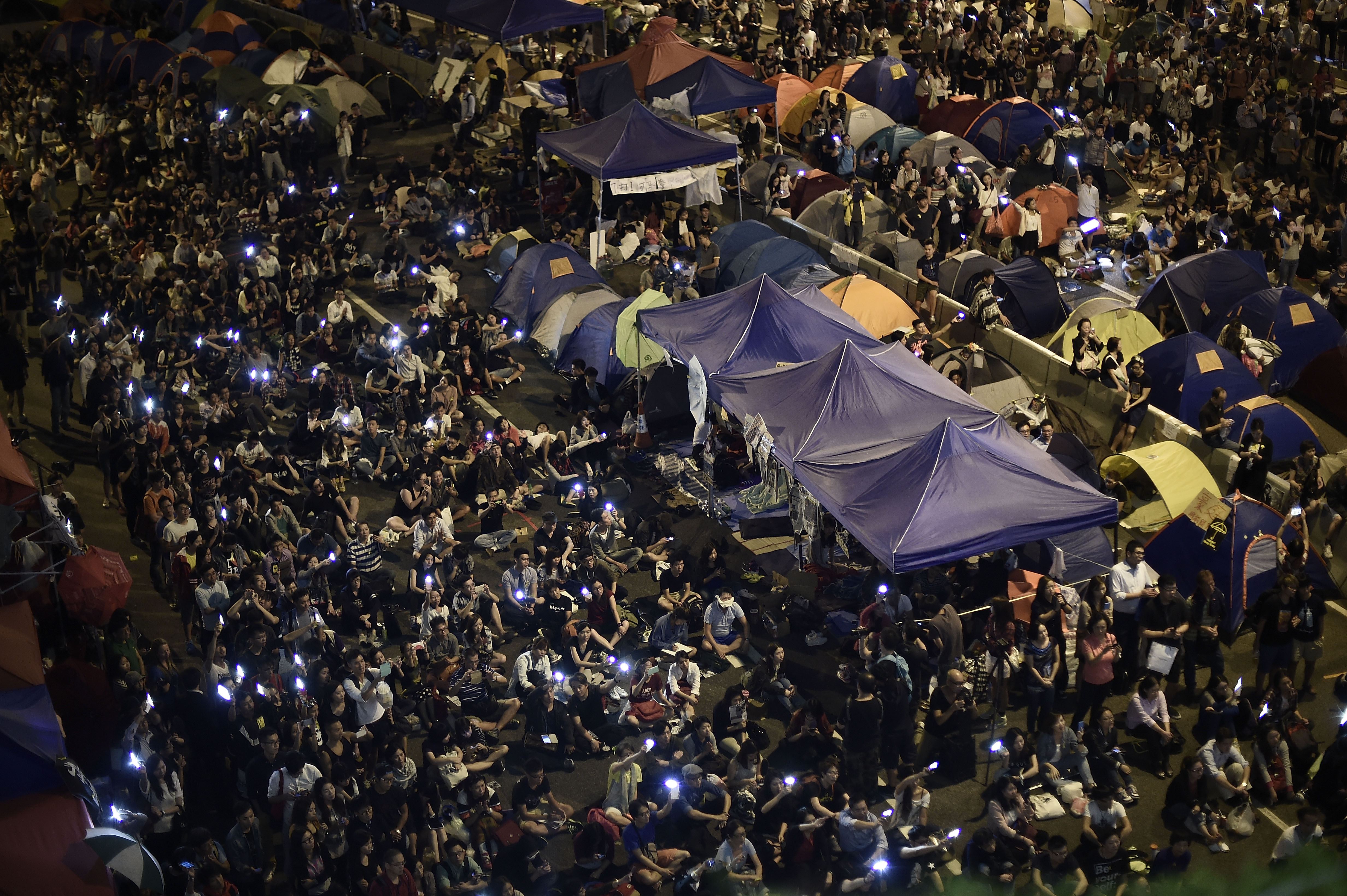 Protestors Continue To Resist As Police Attempt To Clear Protest Sites