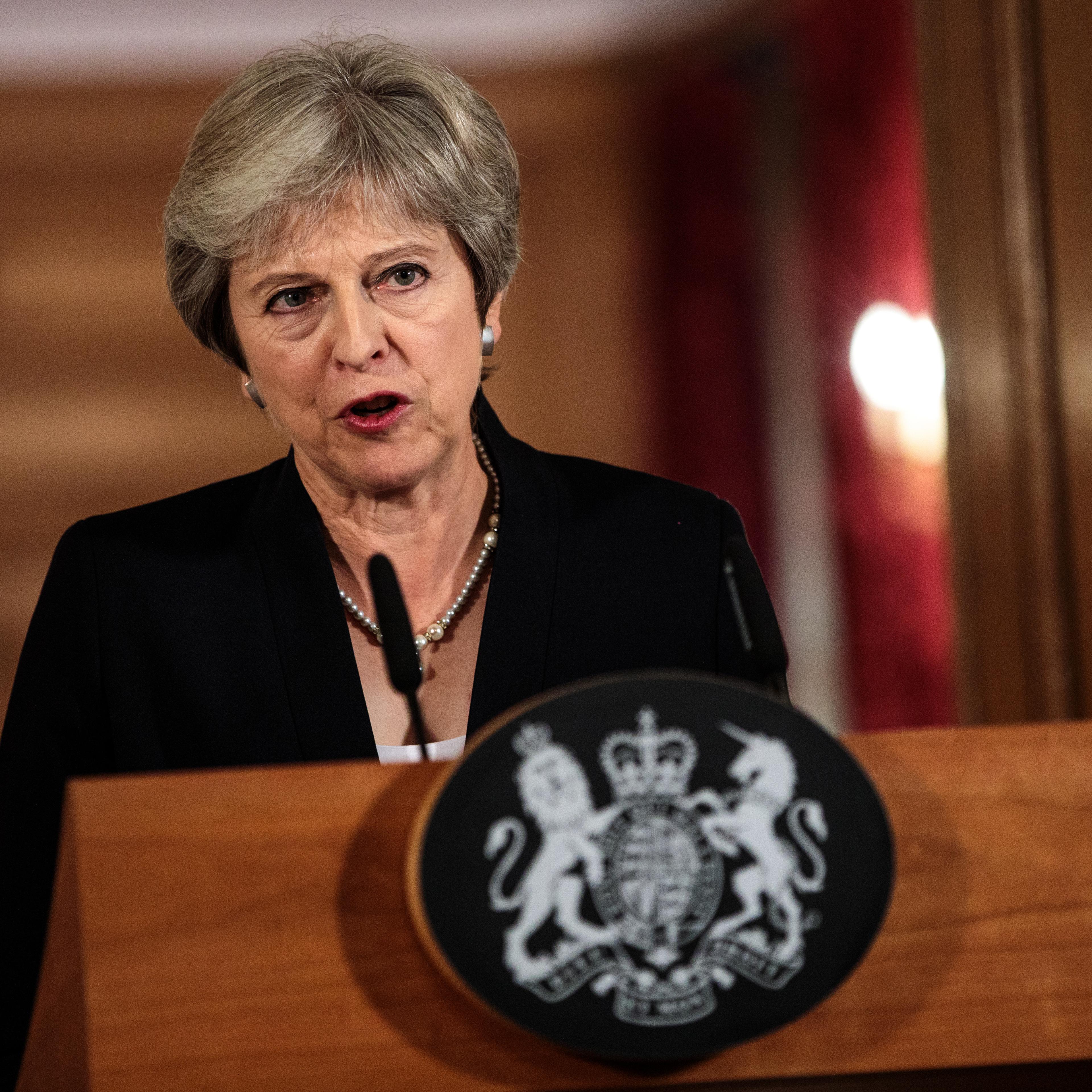 Theresa May Makes EU Statement