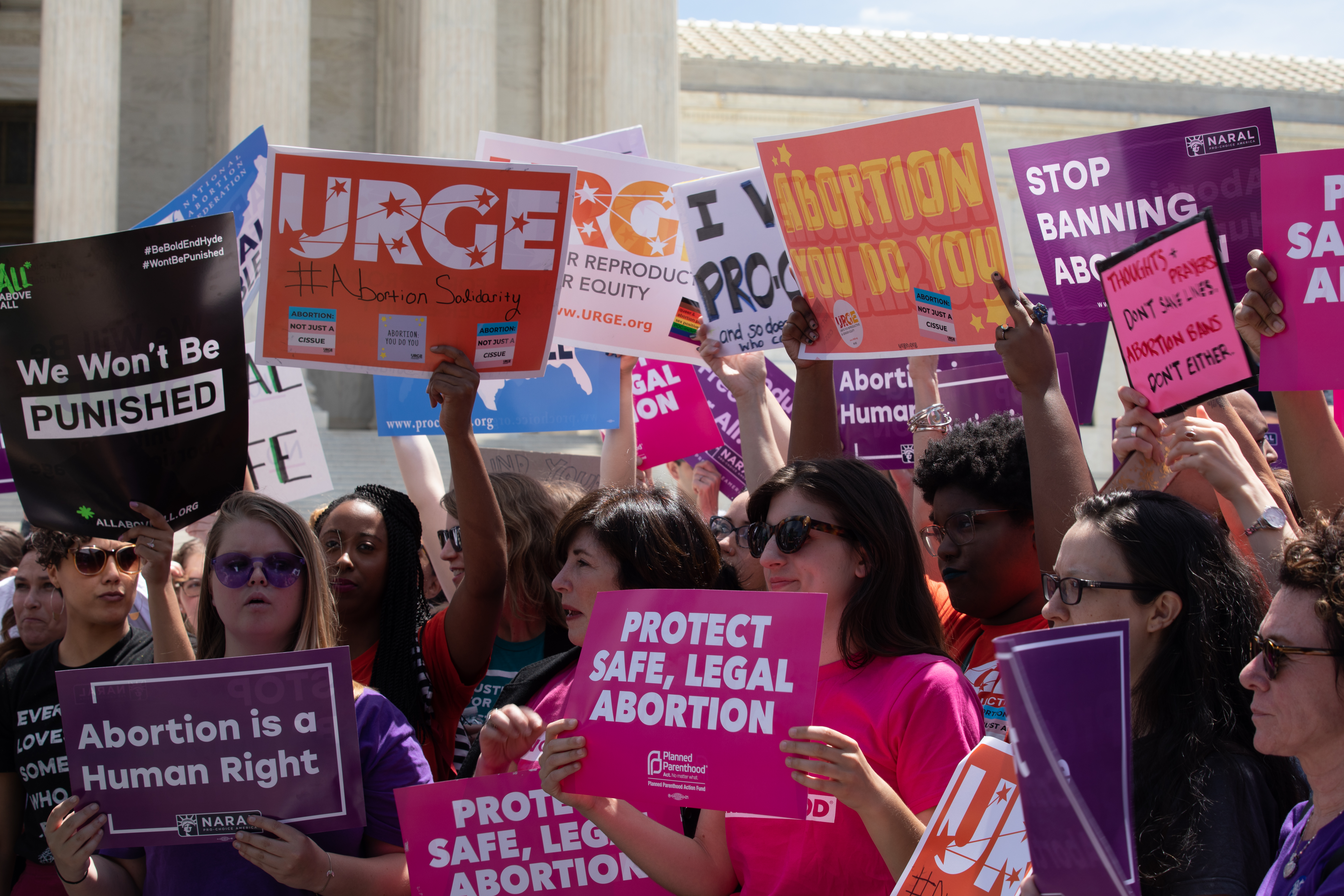 Abortion Rights Activist Protest Outside Supreme Court