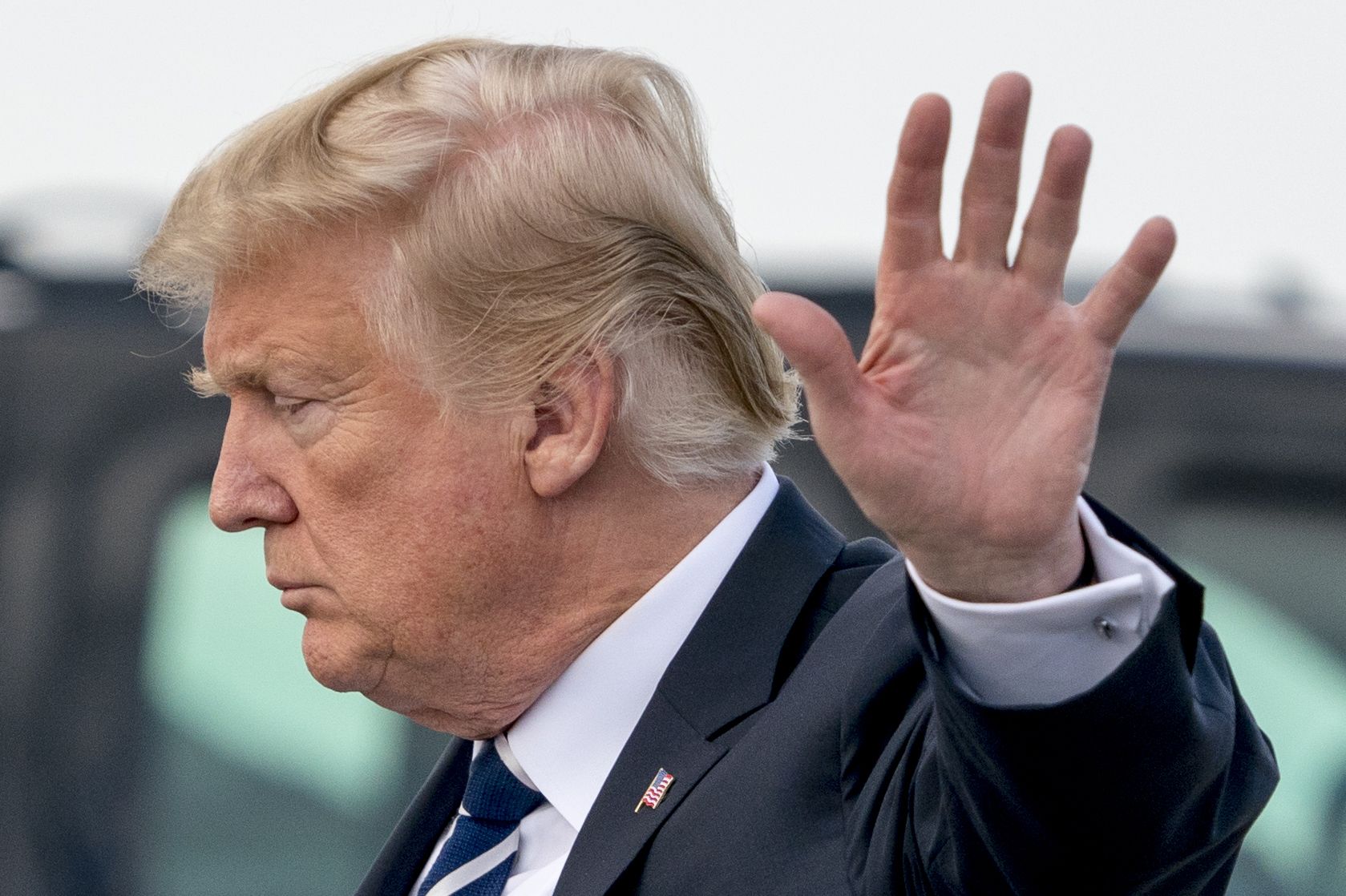 President Donald Trump in West Palm Beach, Florida on March 2, 2018