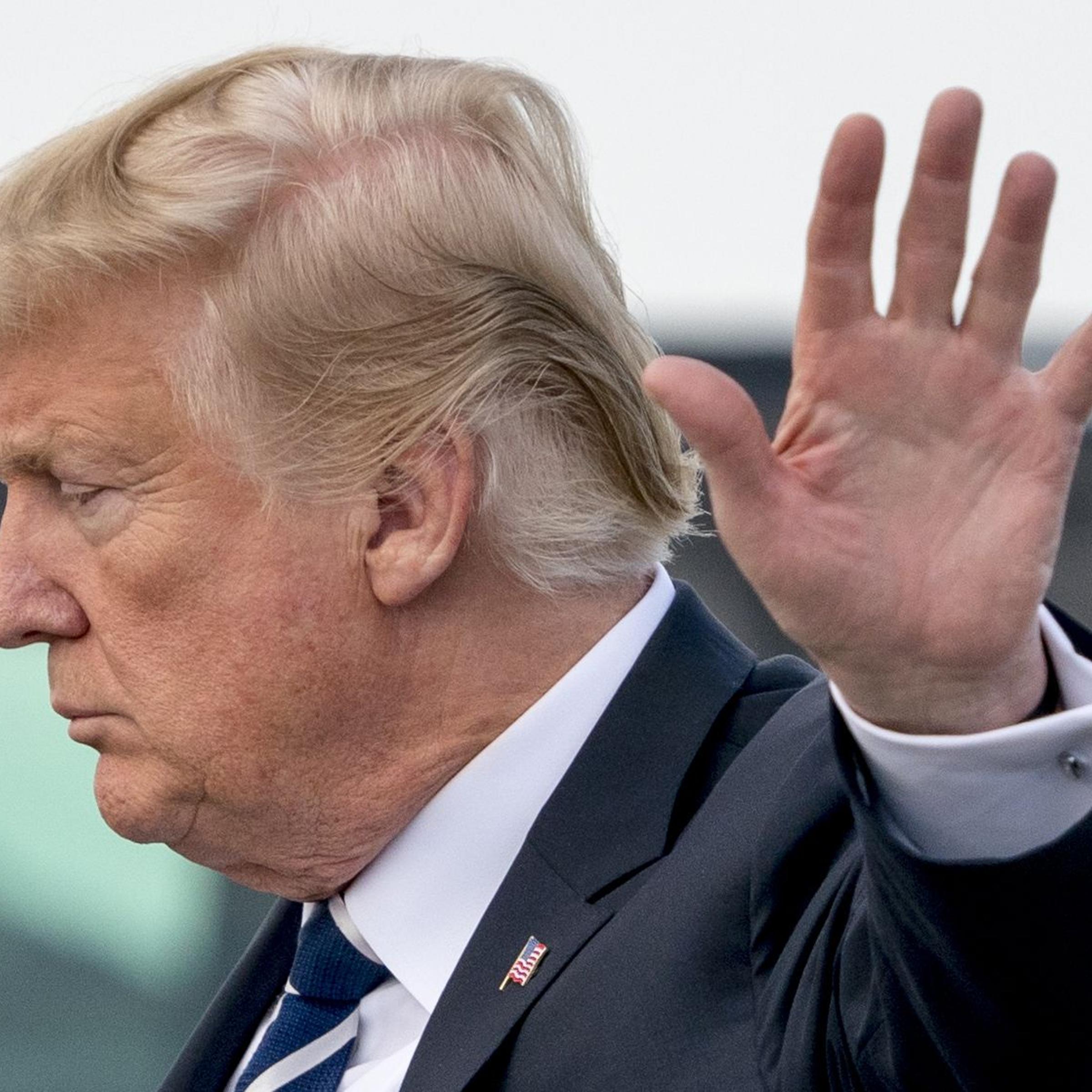 President Donald Trump in West Palm Beach, Florida on March 2, 2018