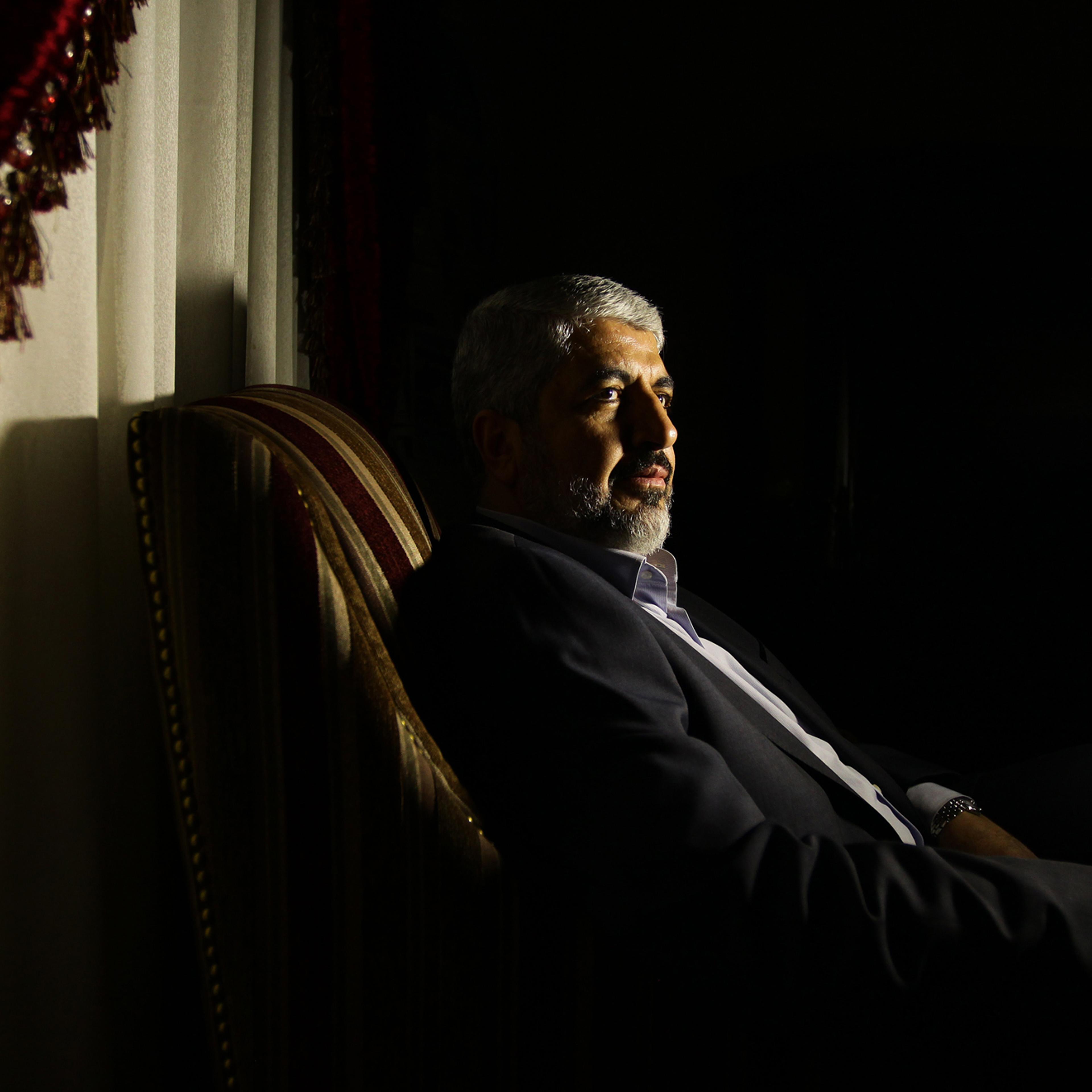 Khaled Mashaal in Doha, Qatar in 2013.