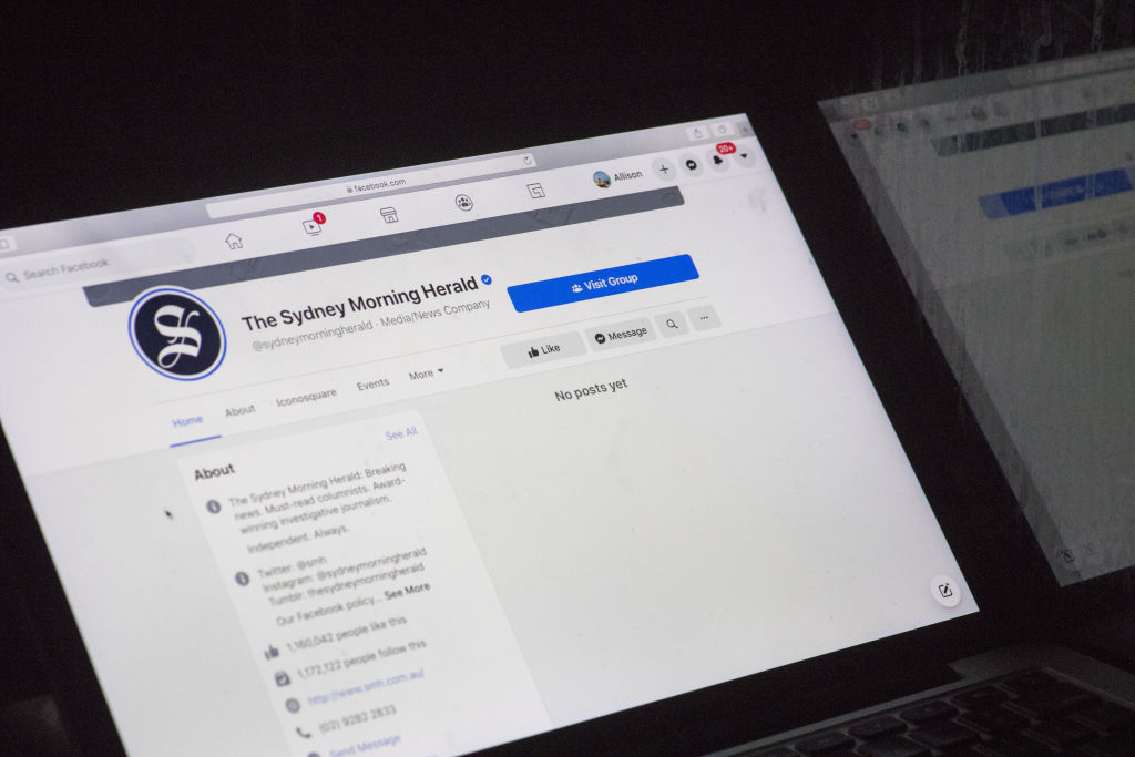 Facebook Cuts Off News in Australia in Fight Over Payments