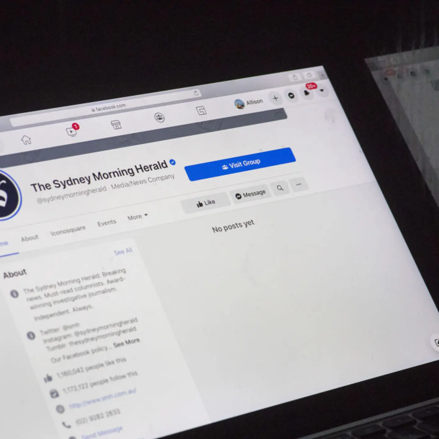 Facebook Cuts Off News in Australia in Fight Over Payments