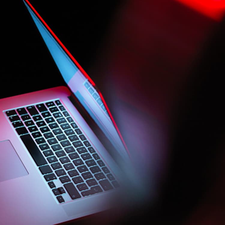 Open laptop