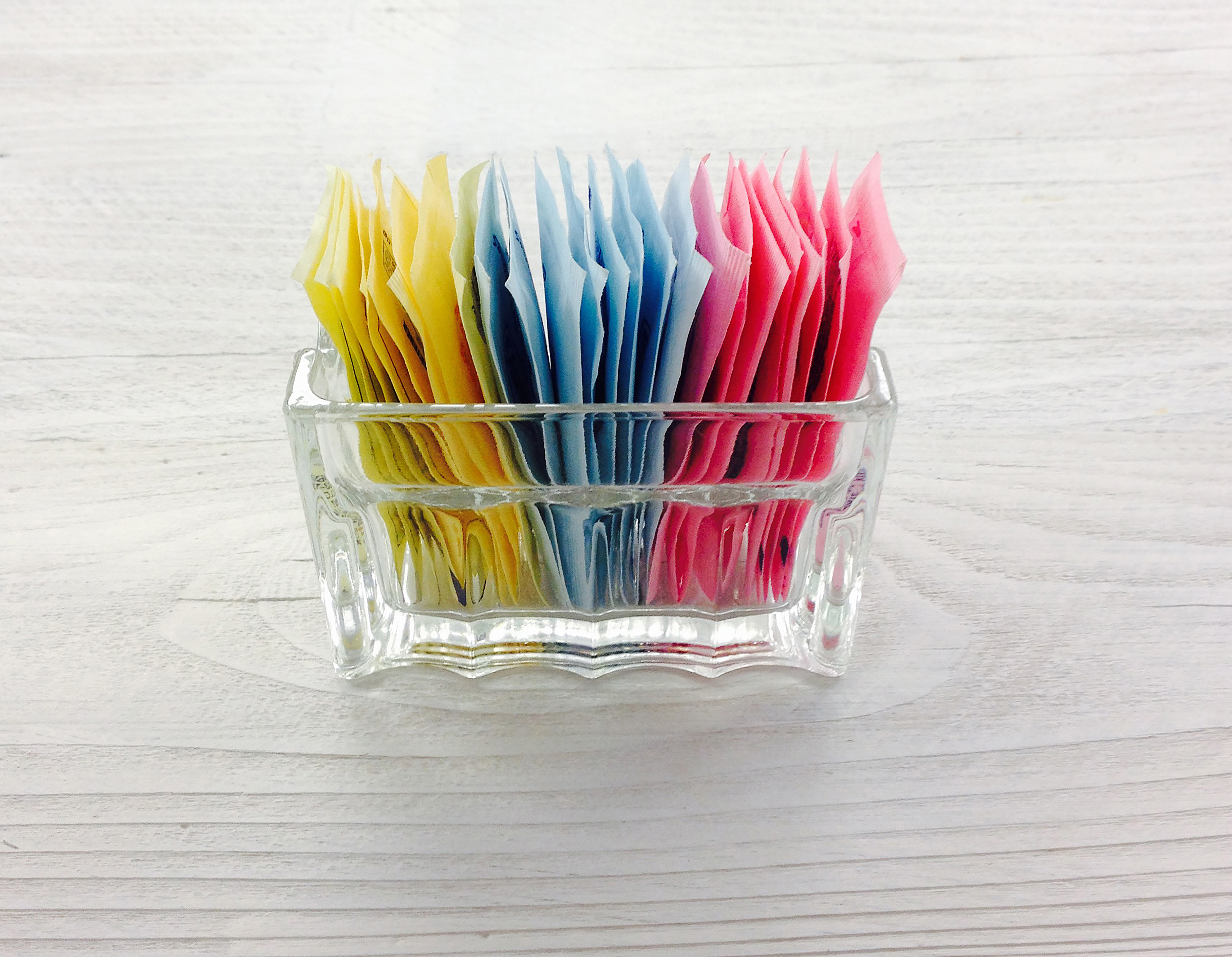 Sugar substitute packets