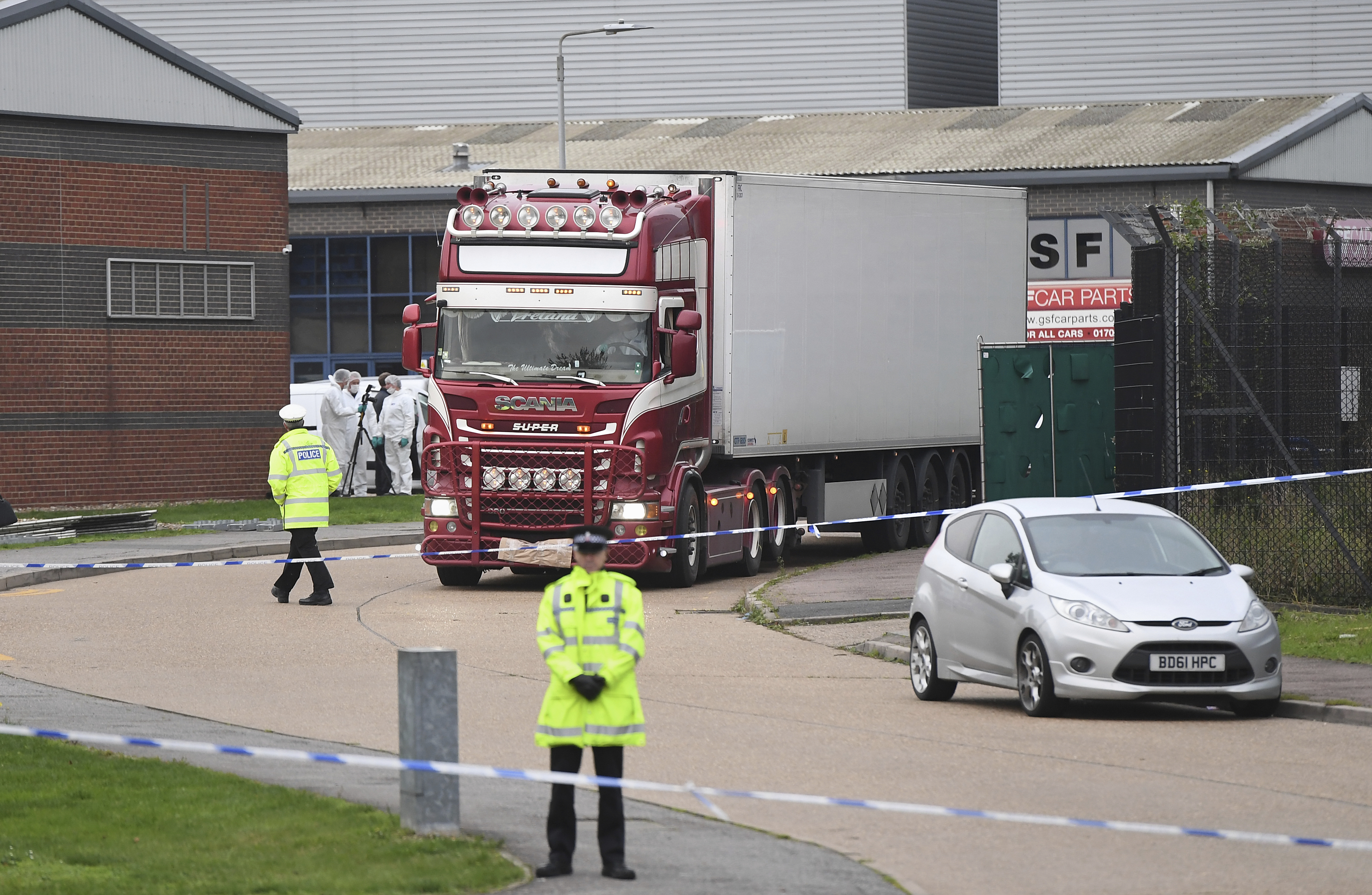 Bodies found in lorry container