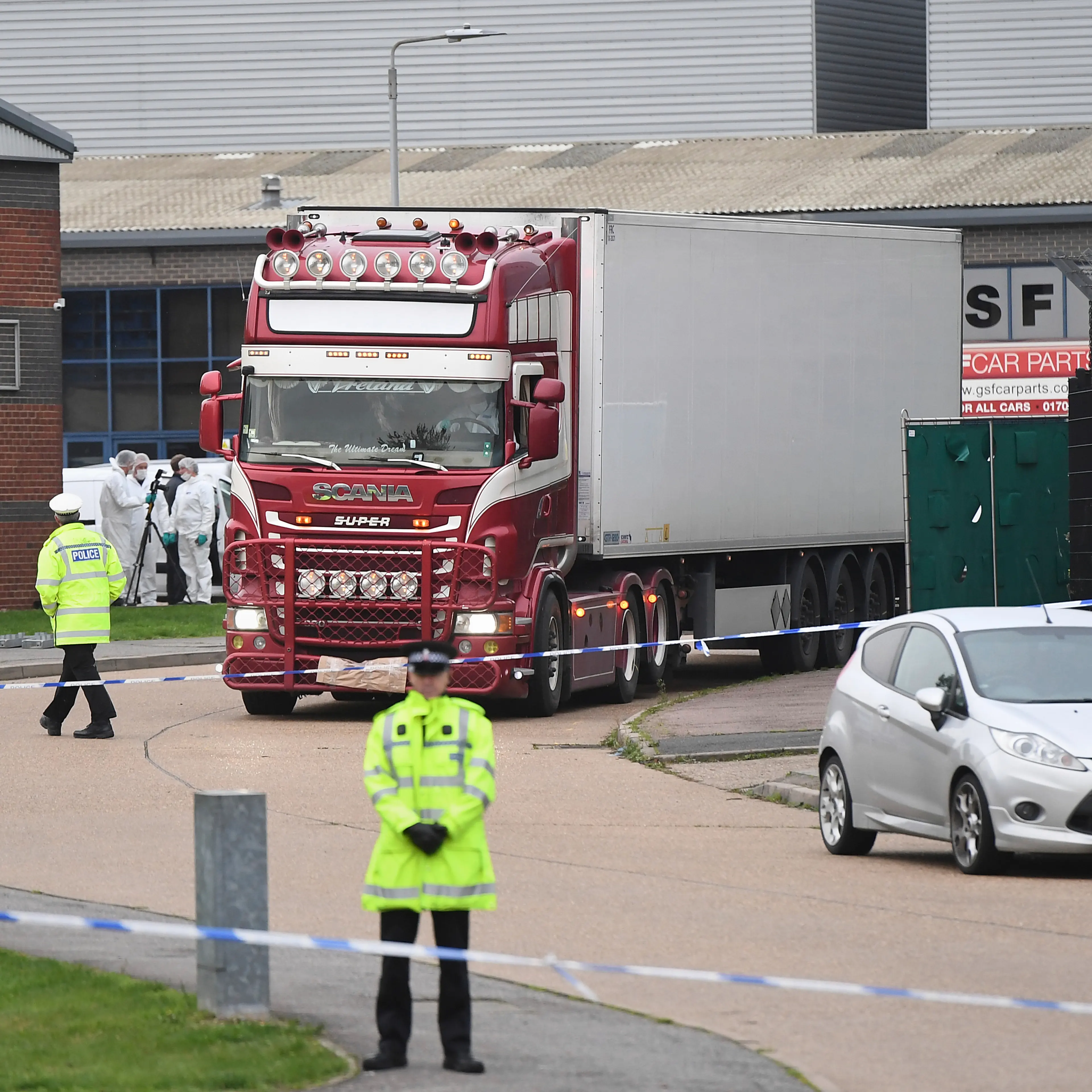 Bodies found in lorry container