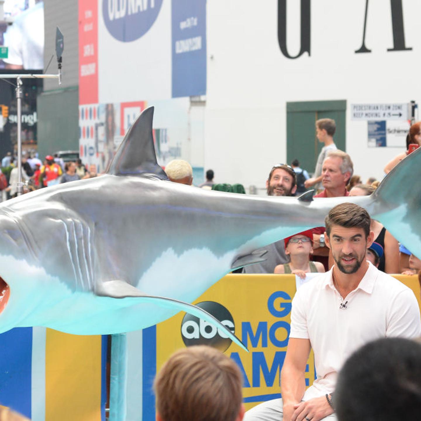 Michael Phelps in New York CIty