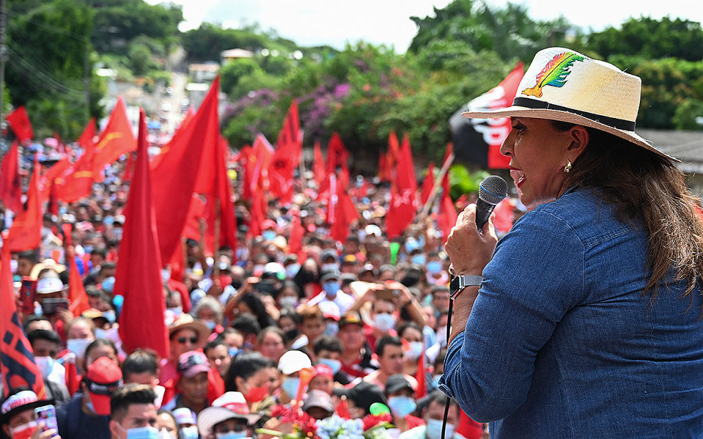 HONDURAS-ELECTION-CAMPAIGN-CASTRO